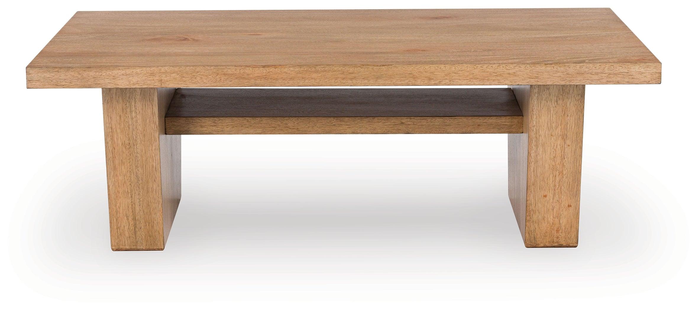 Kristiland Light Brown Coffee Table - Image 3