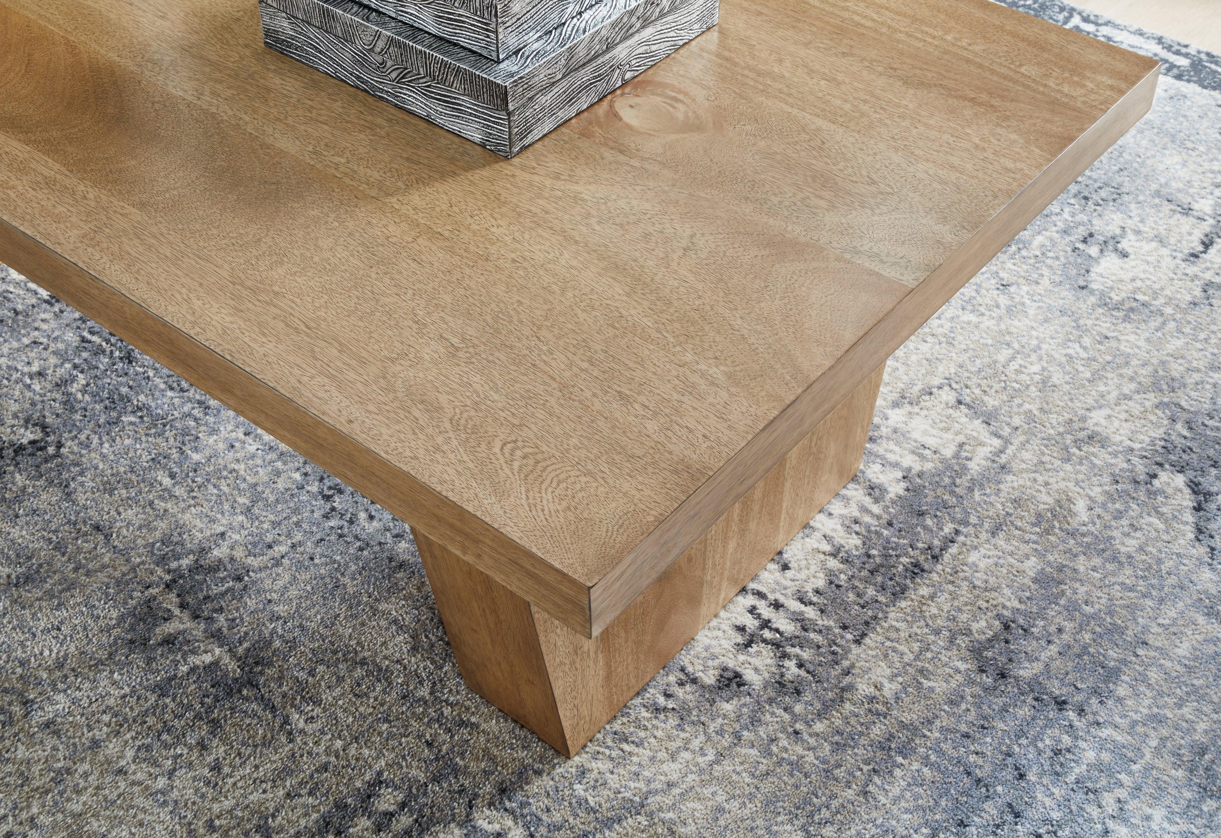 Kristiland Light Brown Coffee Table - Image 6