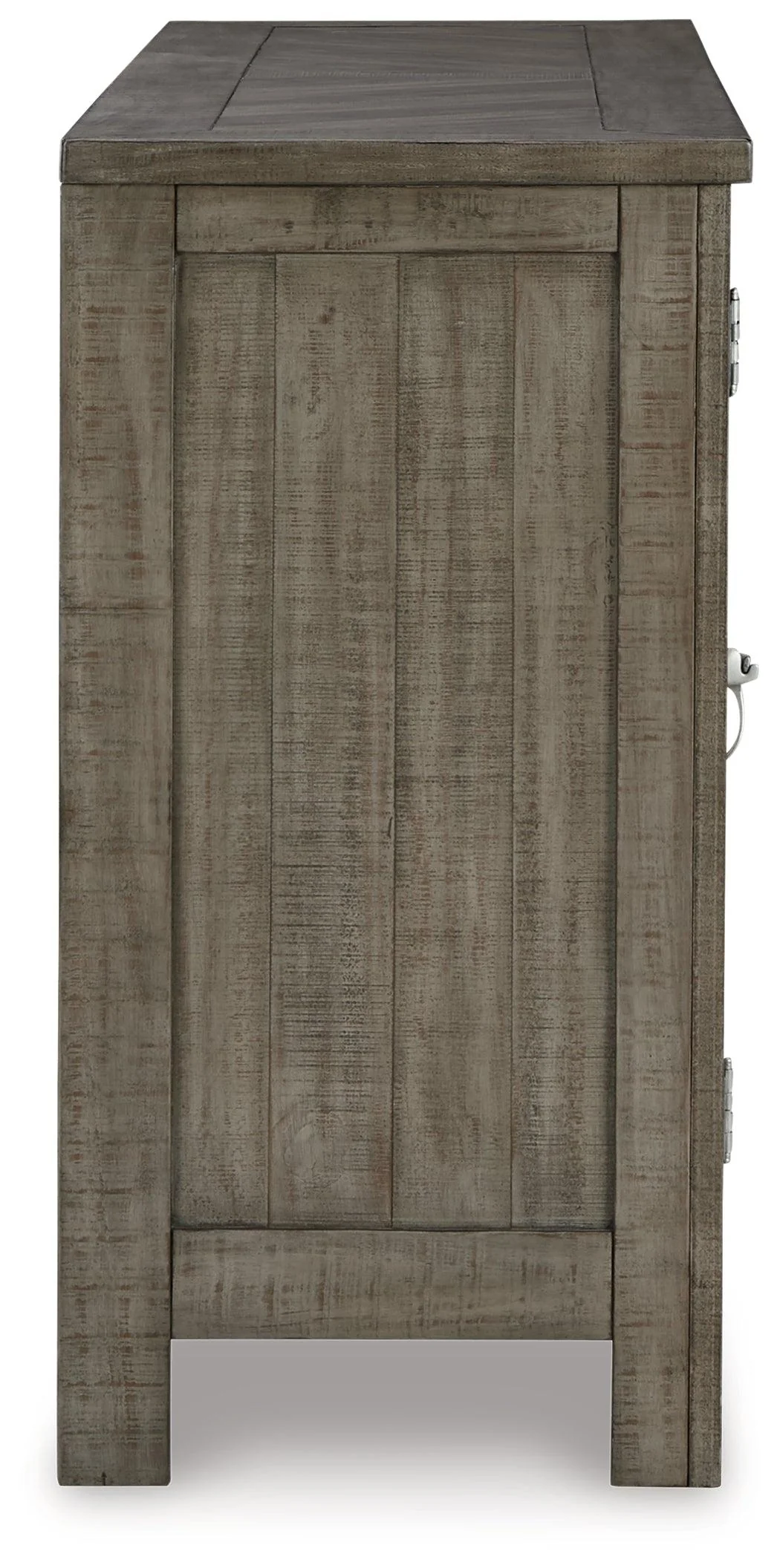 Krystanza Weathered Gray Dining Server - Image 5