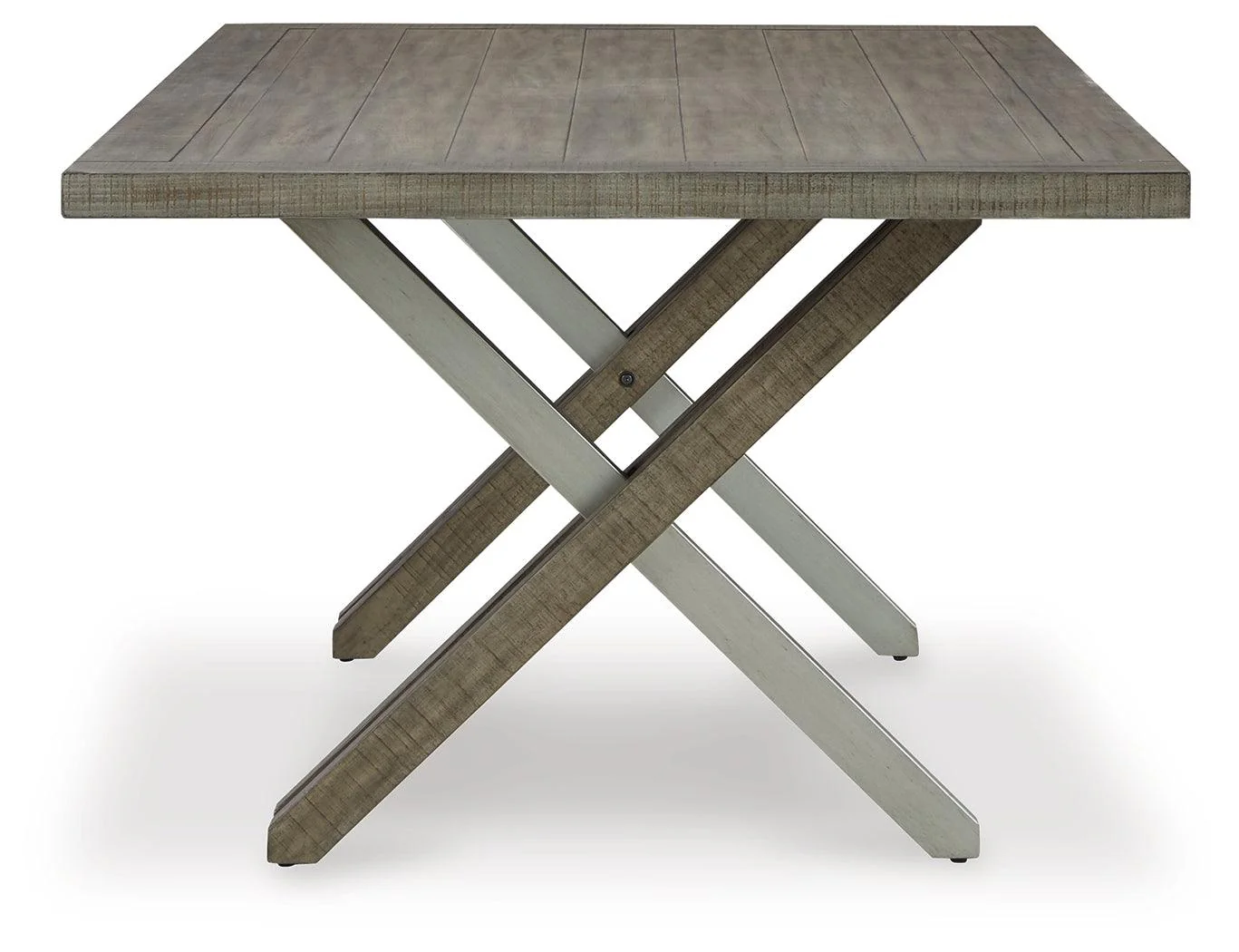 Krystanza Weathered Gray Dining Table - Image 4