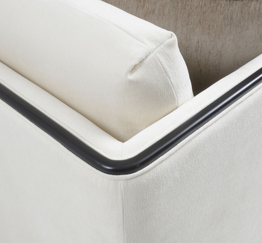 La Salle White Loveseat - Image 7