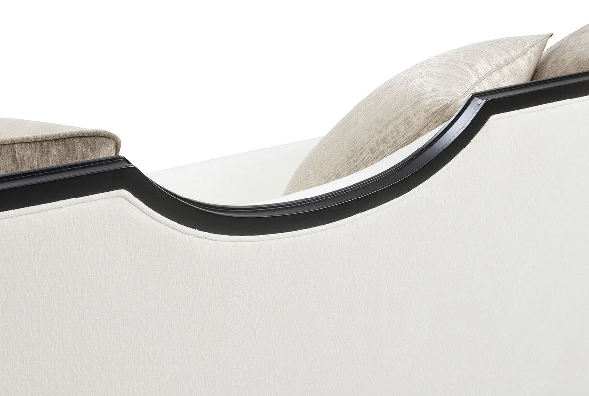 La Salle White Loveseat - Image 9