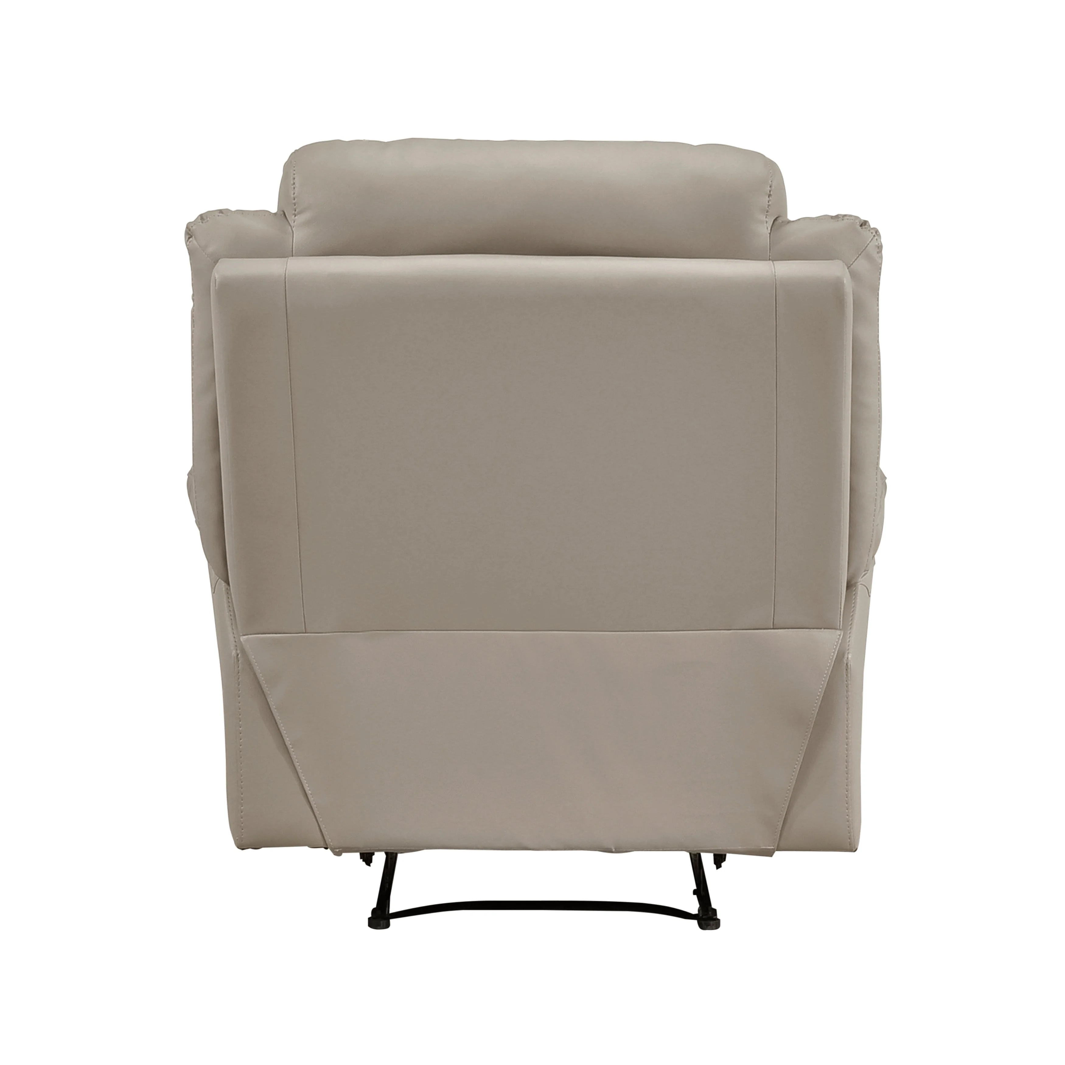 Laconia Latte Leather Double Reclining Living Room Set - Image 14
