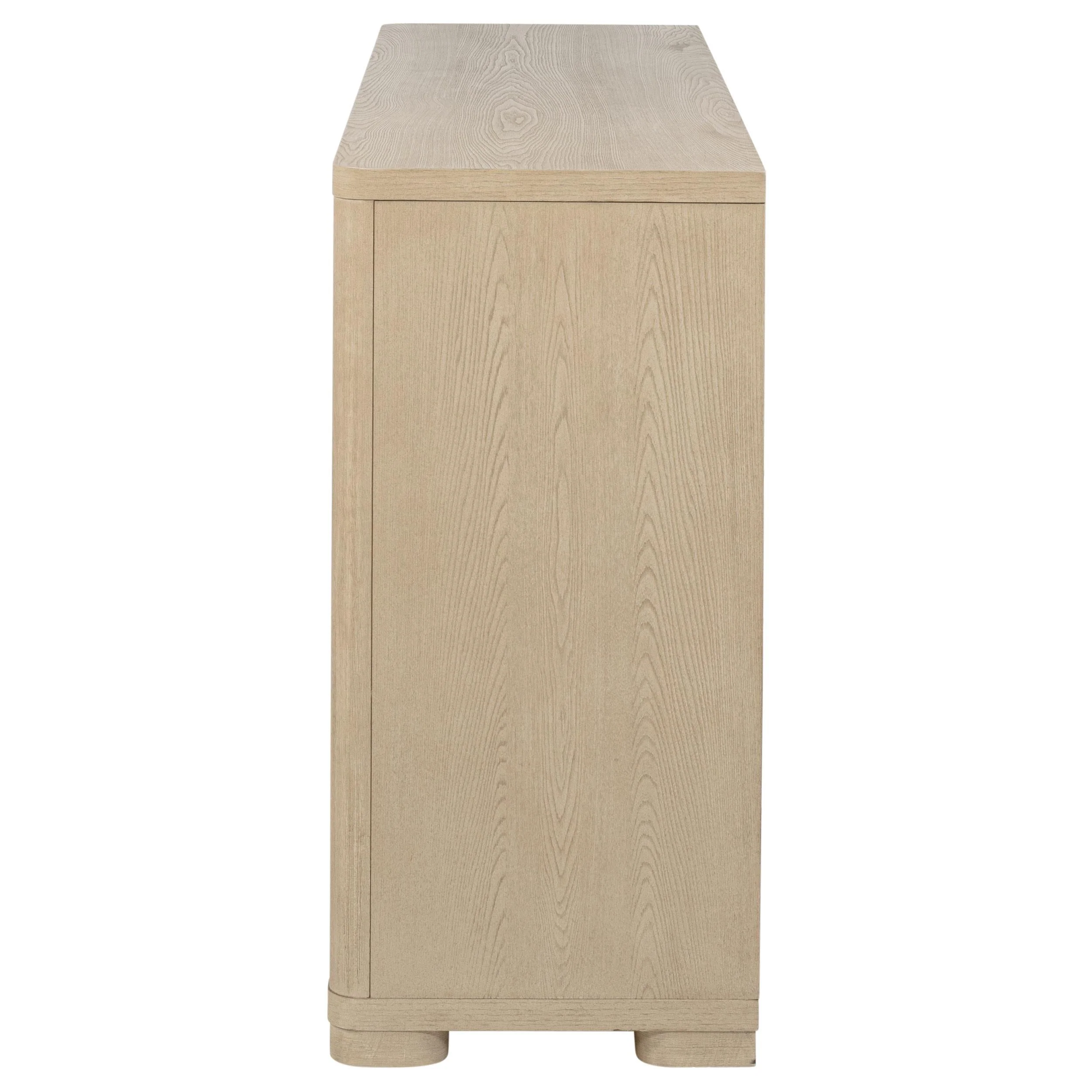Ladera Light Elm 6-Drawer Bedroom Dresser - Image 5