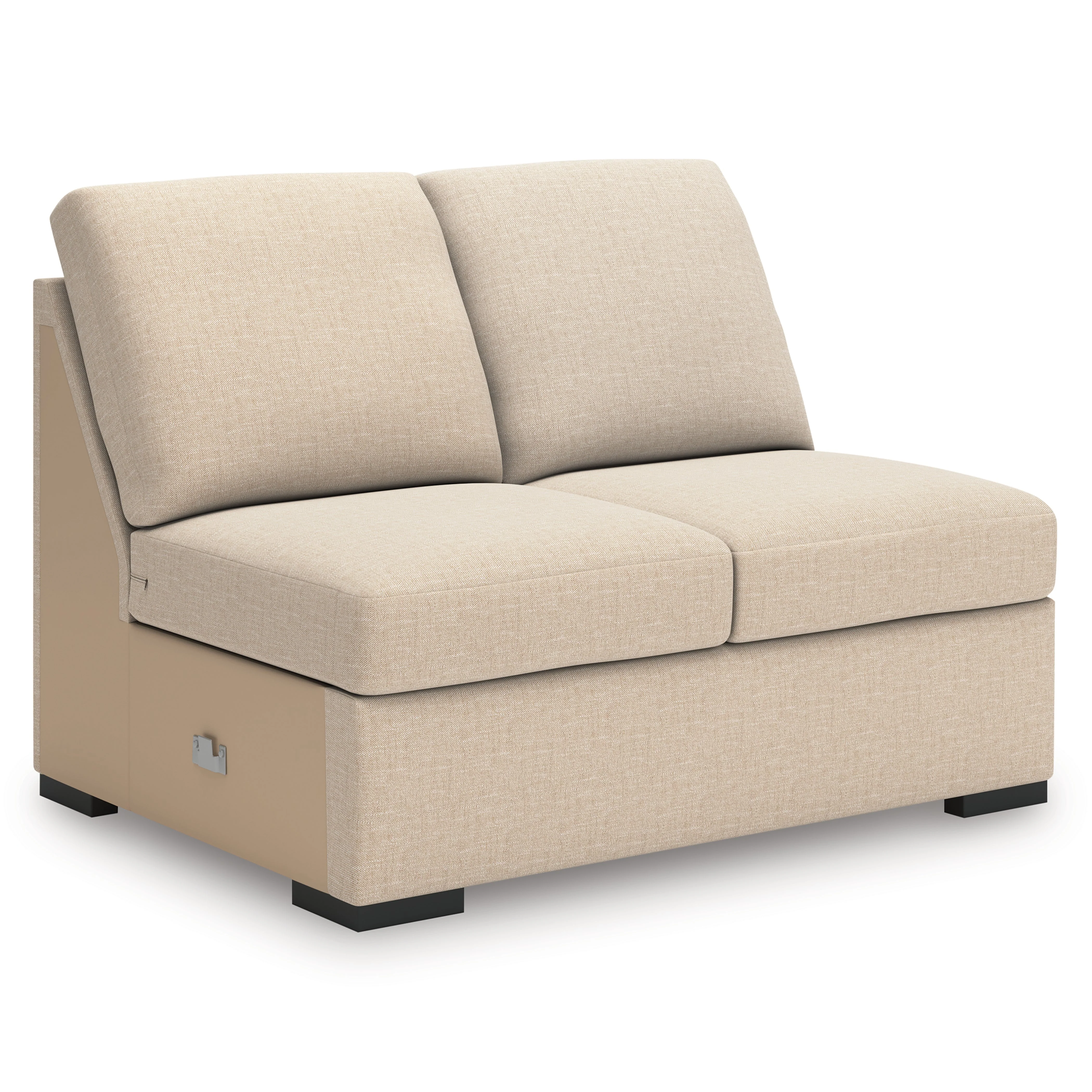 LadyMae Twill 5-Piece Left Arm Facing Chaise Sectional - Image 3