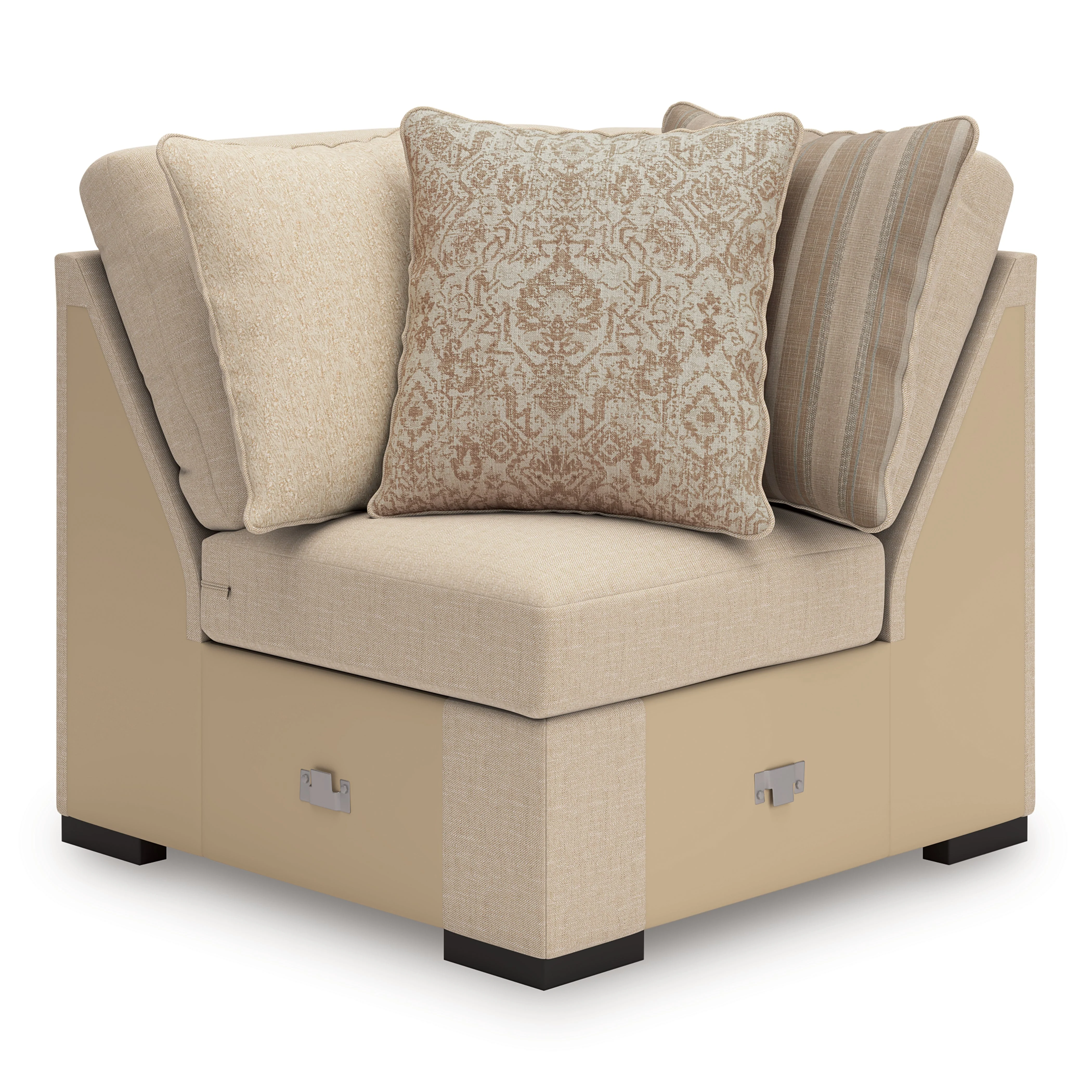 LadyMae Twill 5-Piece Left Arm Facing Chaise Sectional - Image 4