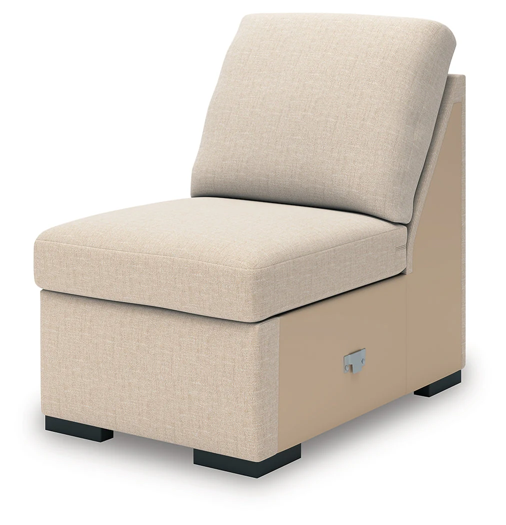LadyMae Twill Armless Chair - Image 2