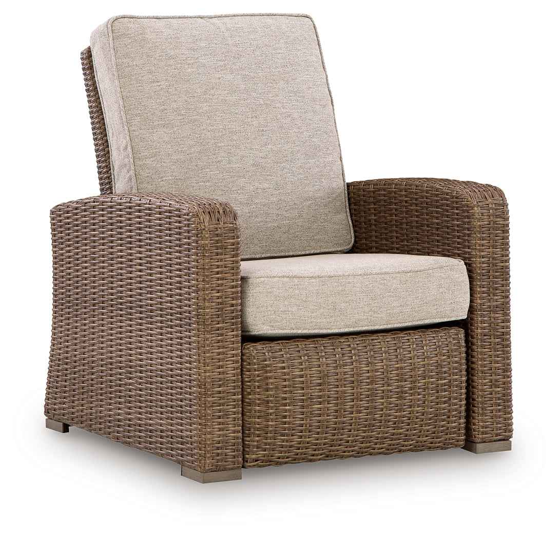 Laguna Heights Beige Outdoor Recliner - Image 3