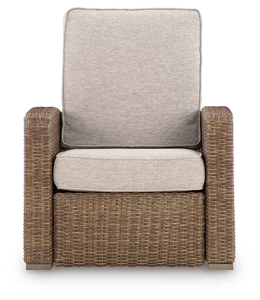 Laguna Heights Beige Outdoor Recliner - Image 4