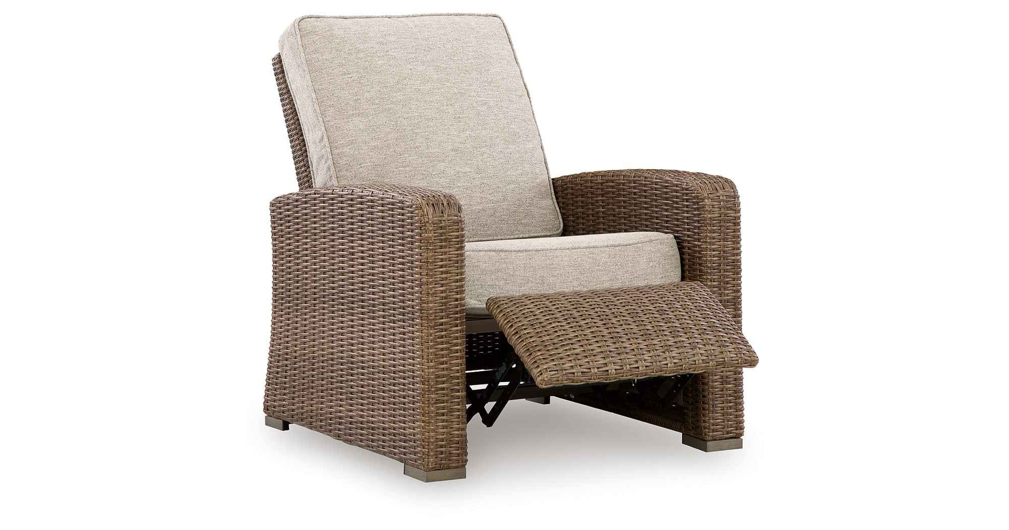 Laguna Heights Beige Outdoor Recliner - Image 9