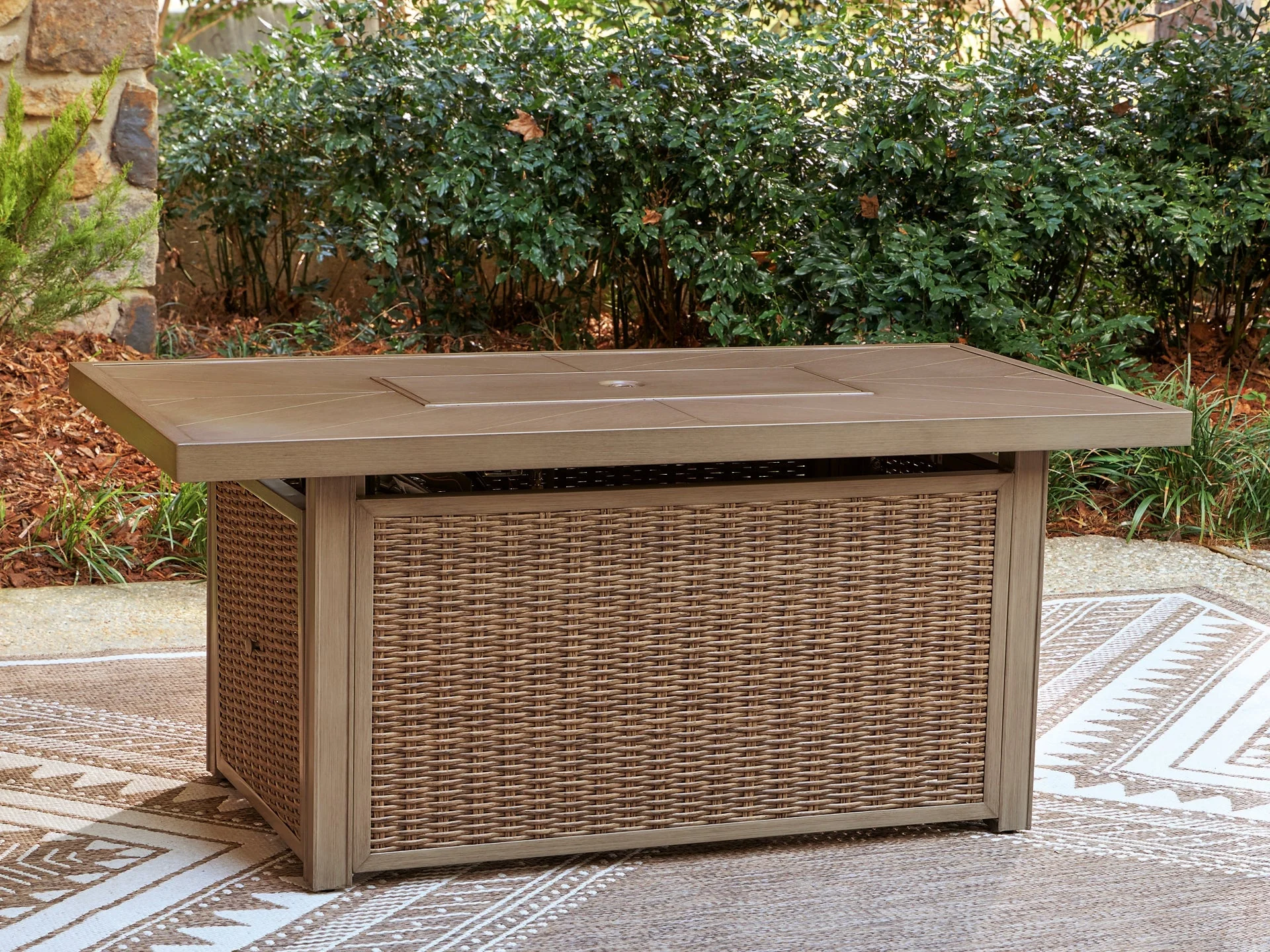 Laguna Heights Rectangular Fire Pit Table - Image 7
