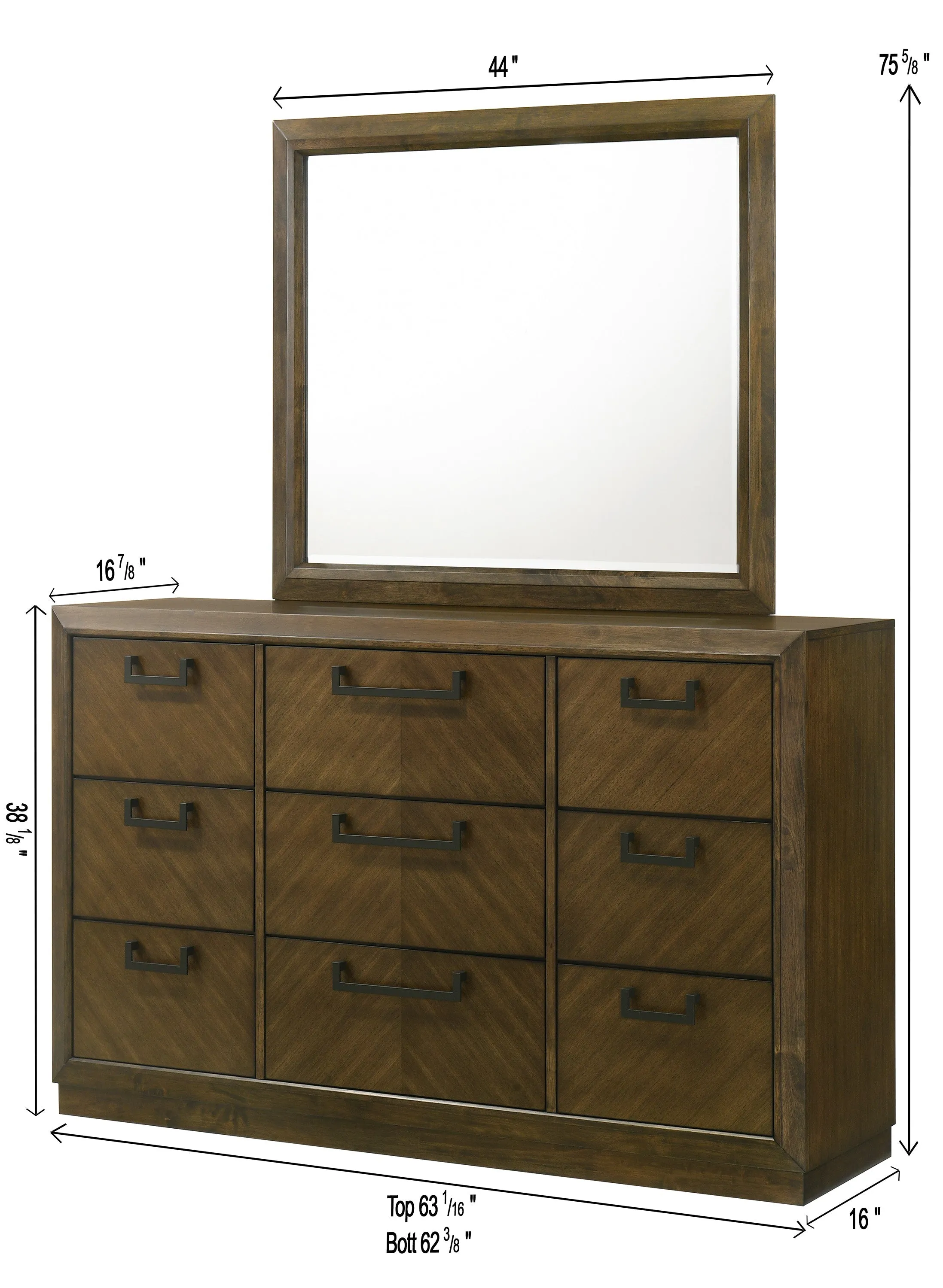 Lakecrest Brown Panel Bedroom Set - Image 12