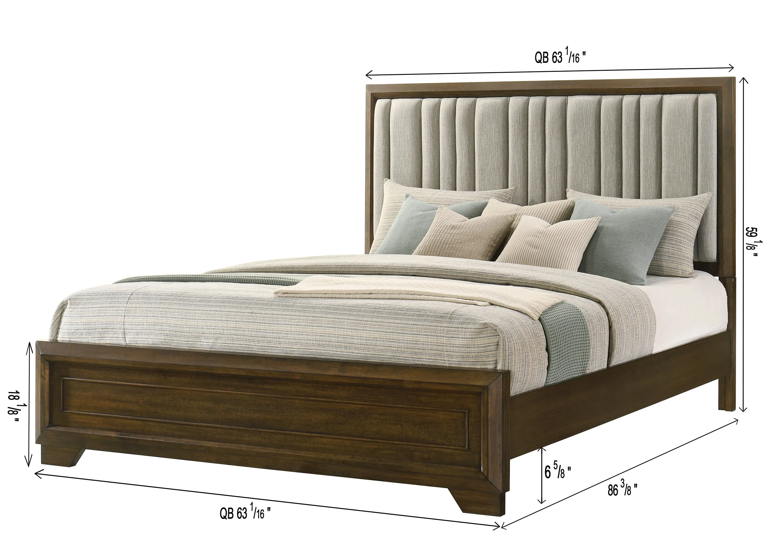 Lakecrest Brown Panel Bedroom Set - Image 6