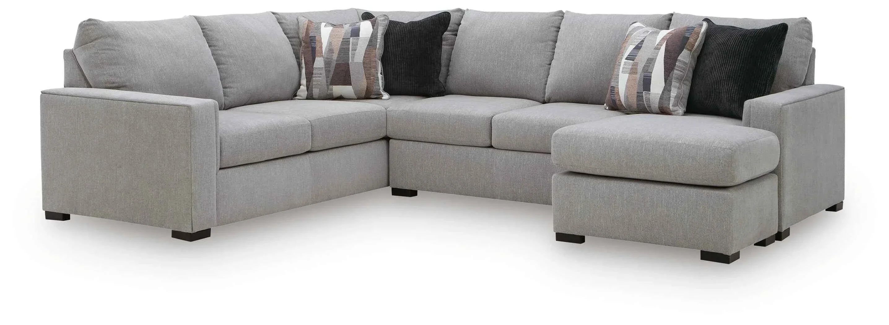 Lakepoint Nickel 2-Piece Sectional with RAF Chaise