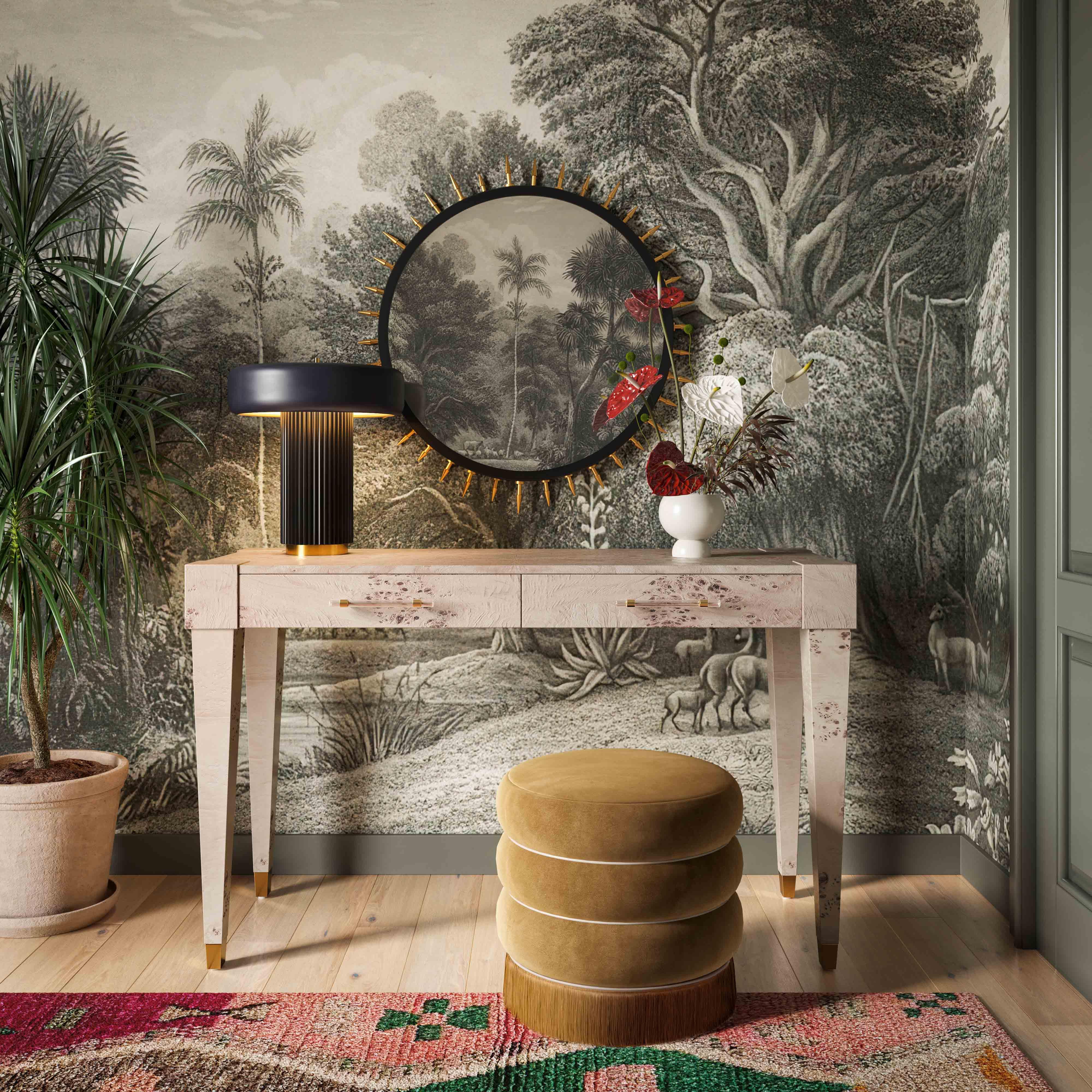 Lakka Velvet Ottoman - Image 10