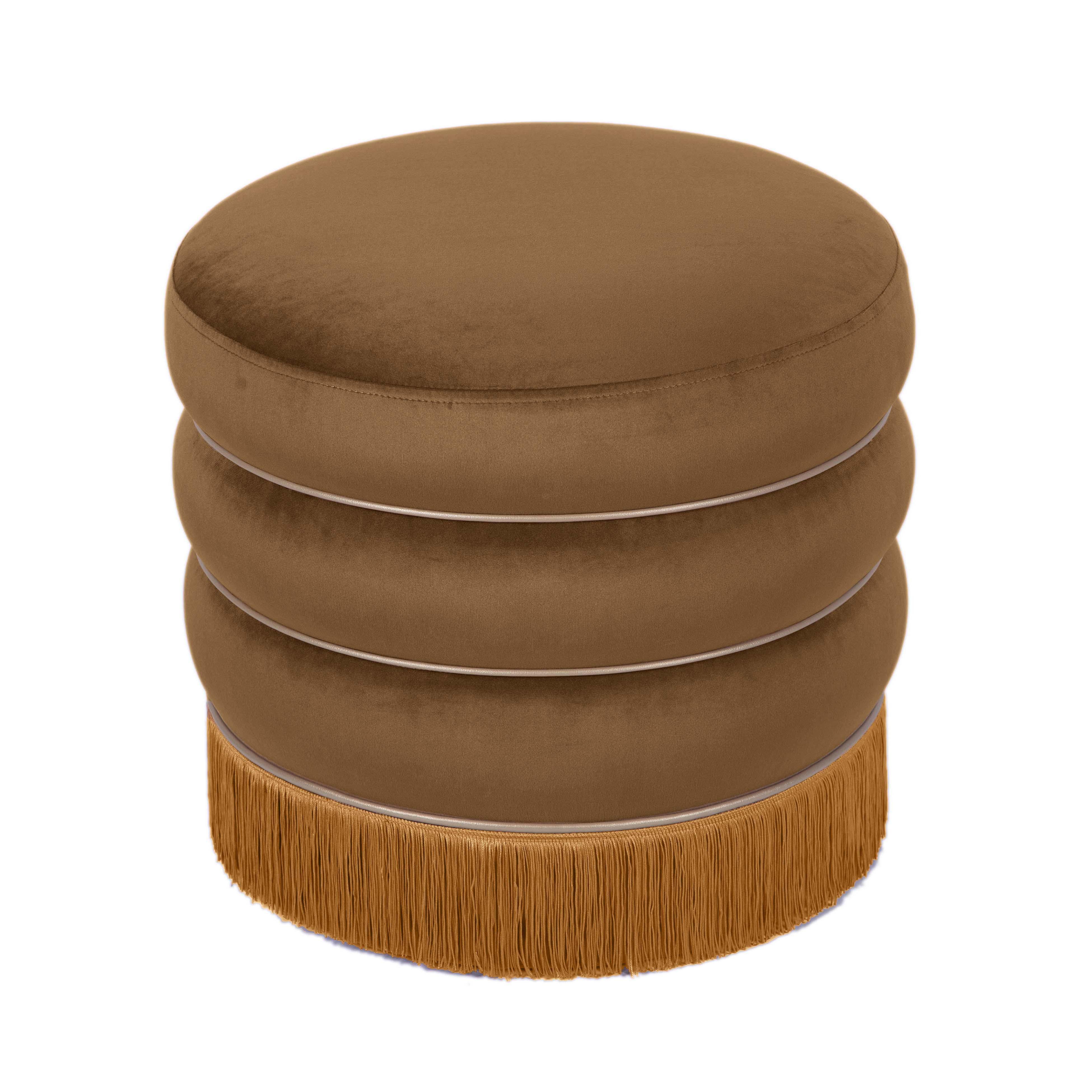 Lakka Velvet Ottoman - Image 11