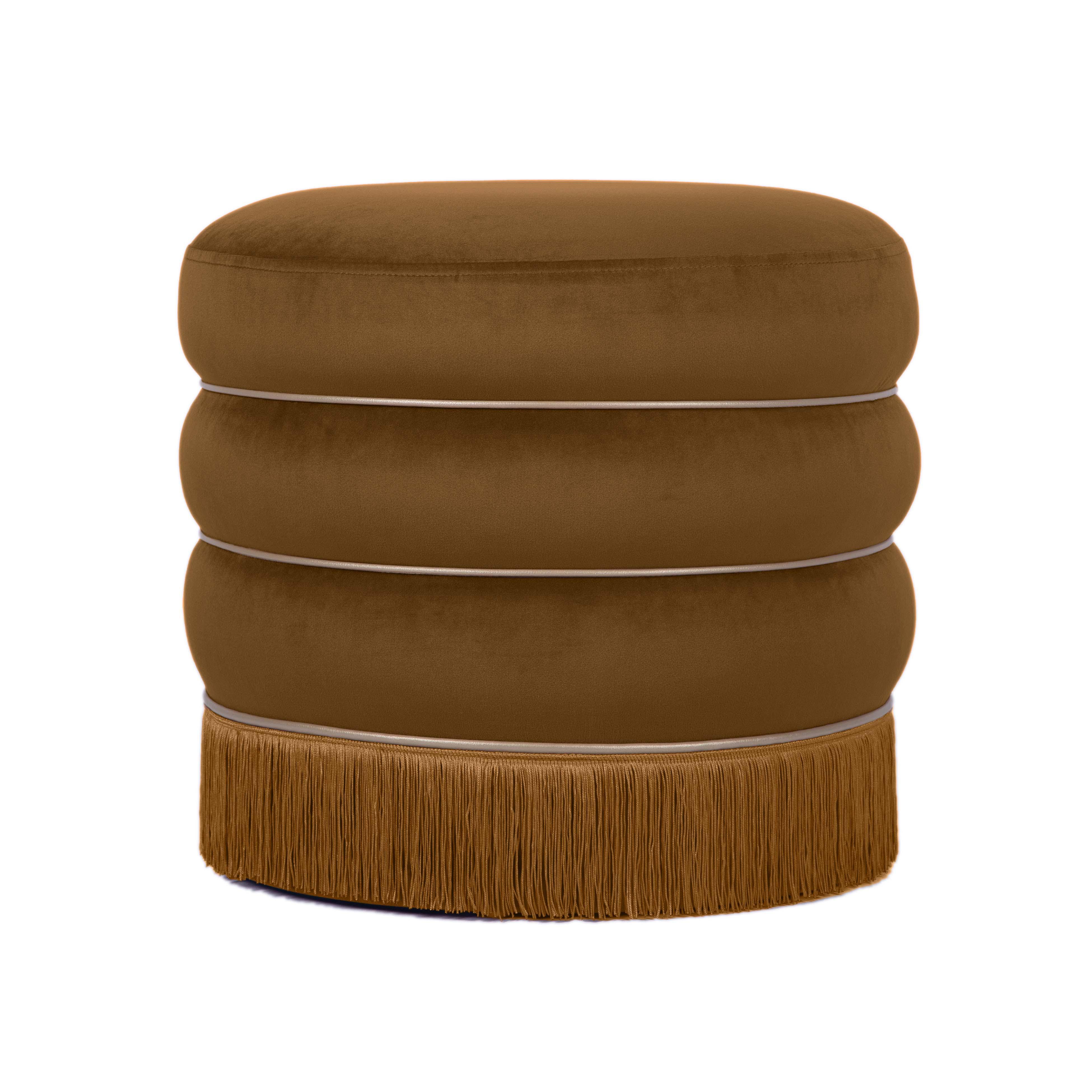 Lakka Velvet Ottoman - Image 12