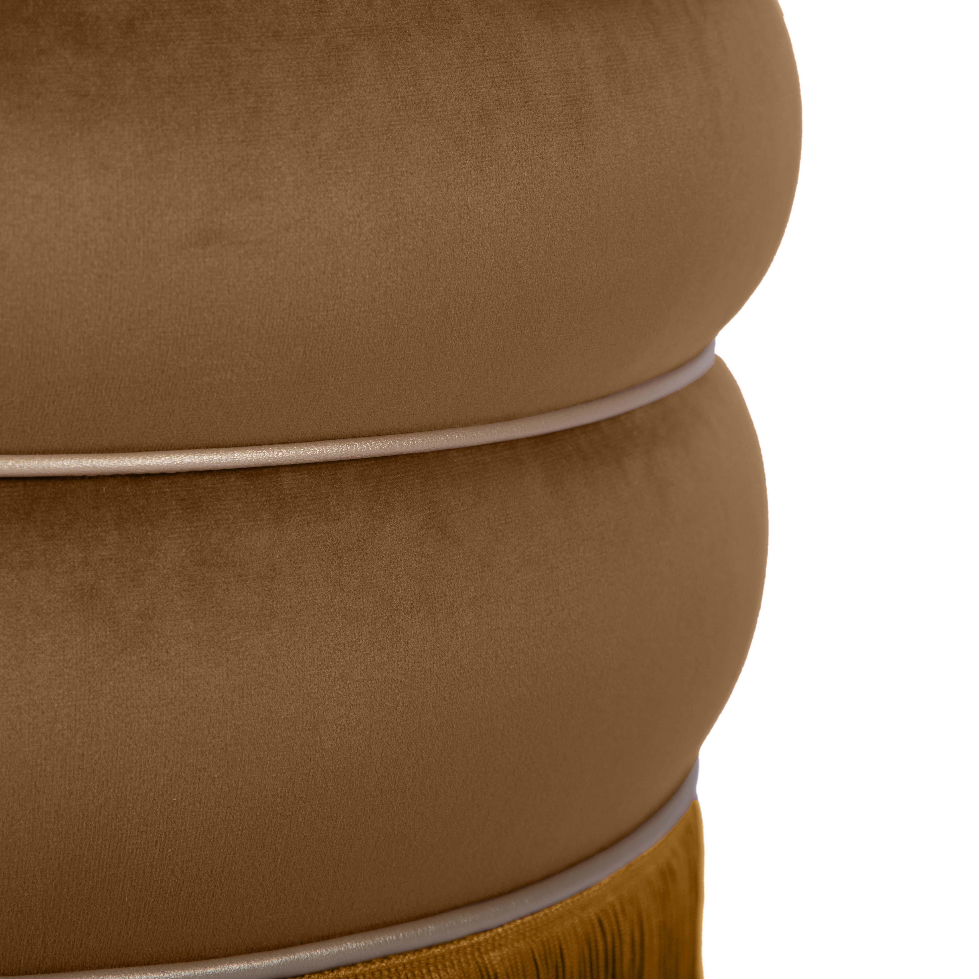 Lakka Velvet Ottoman - Image 14