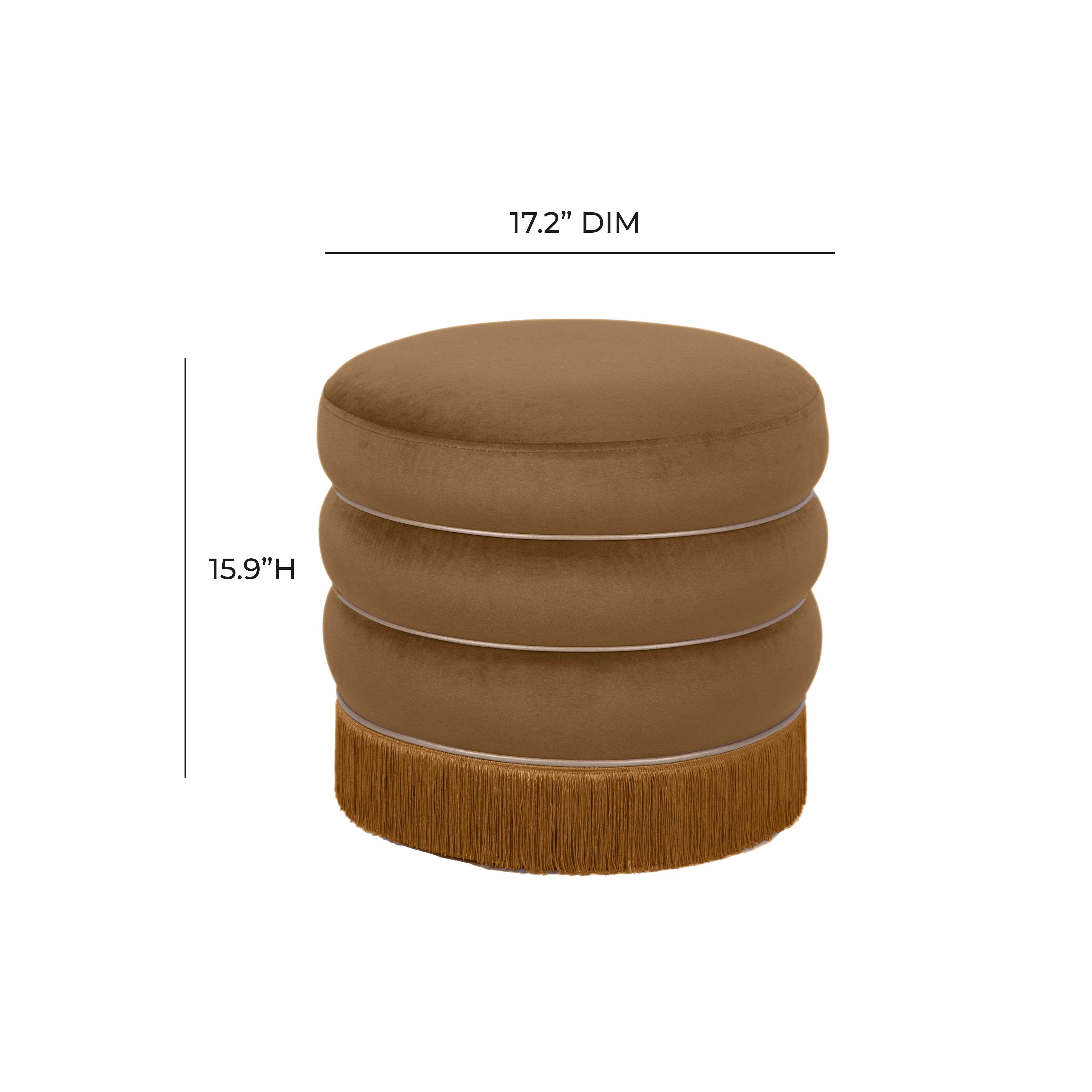 Lakka Velvet Ottoman - Image 16