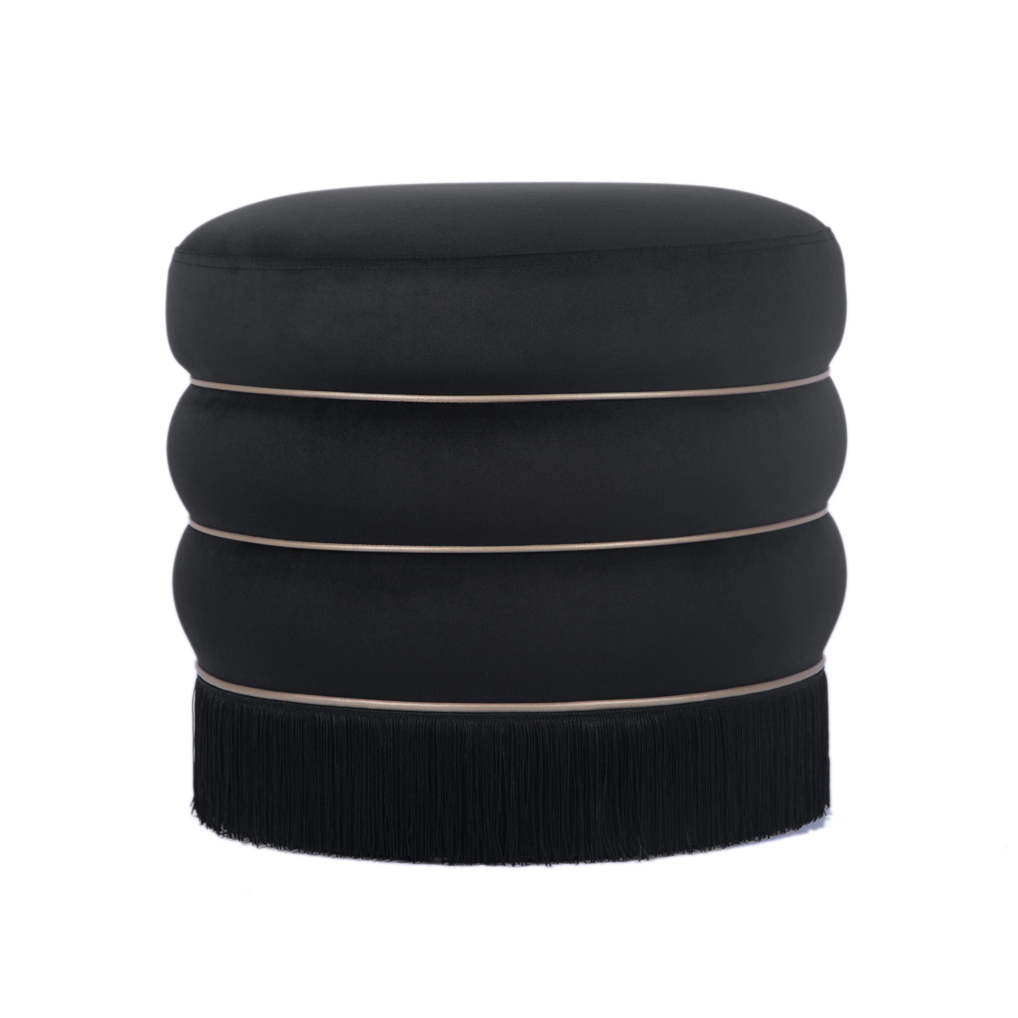 Lakka Velvet Ottoman - Image 19