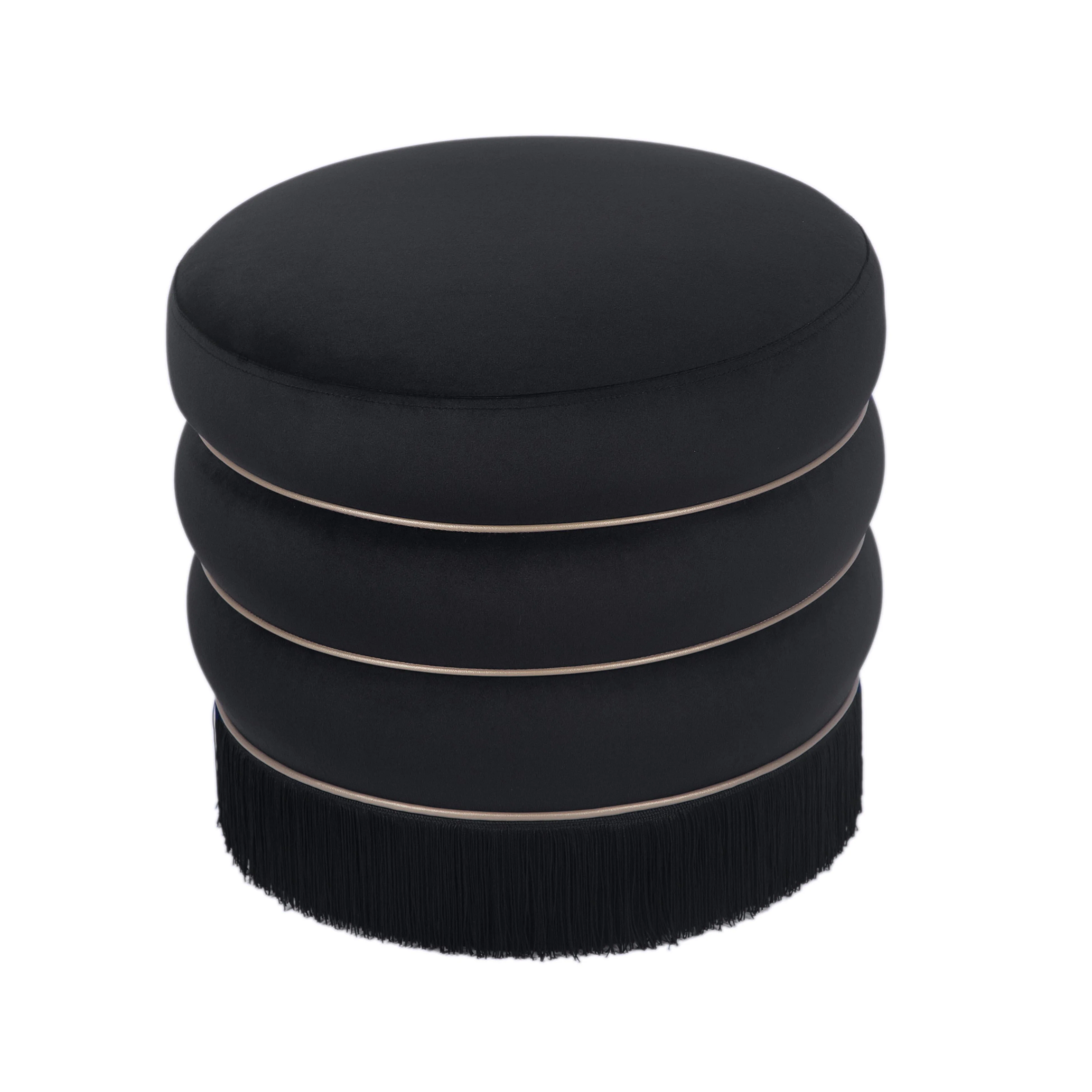 Lakka Velvet Ottoman - Image 20
