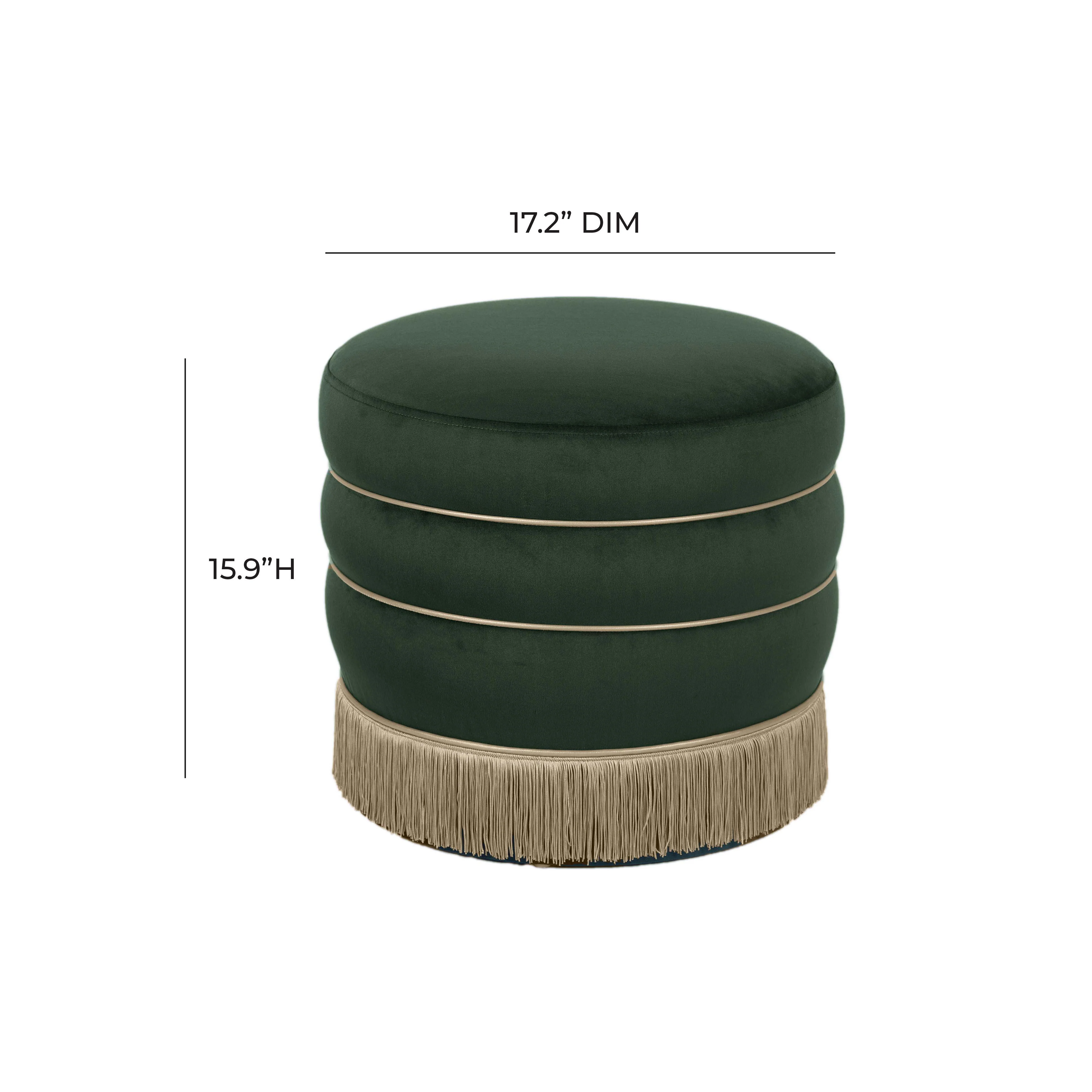 Lakka Velvet Ottoman - Image 8