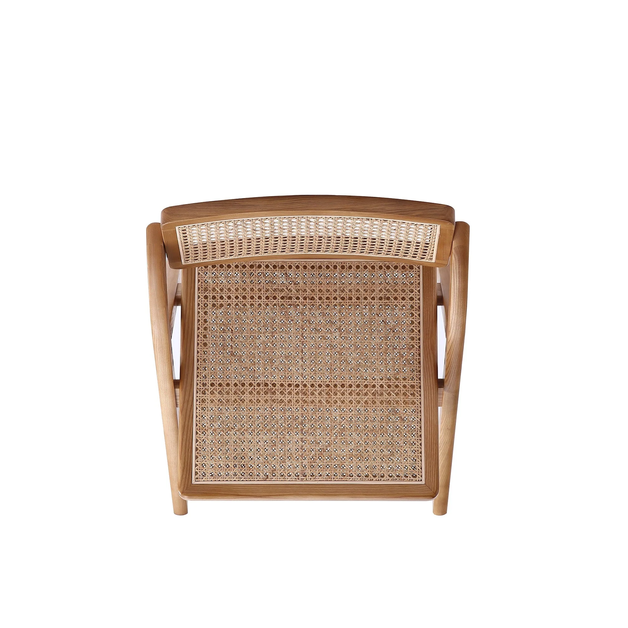 Lambinet Folding Dining Chair in Nature Cane (set of 2) - Image 9