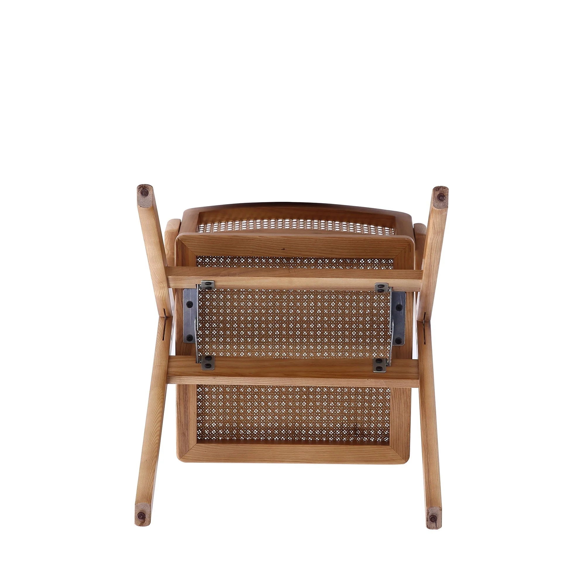 Lambinet Folding Dining Chair in Nature Cane (set of 4) - Image 10