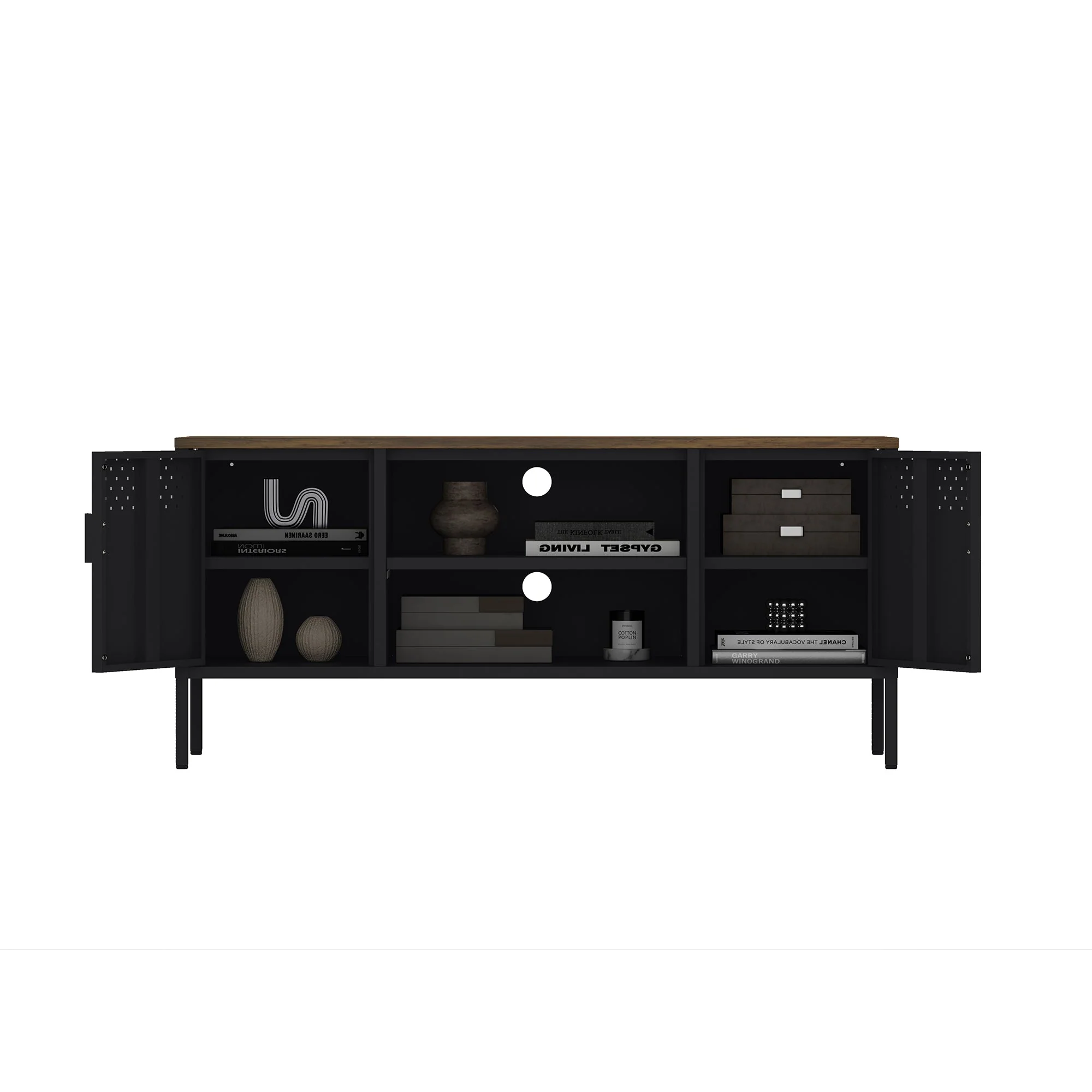 Landen 47" TV Stand in Black - Image 13
