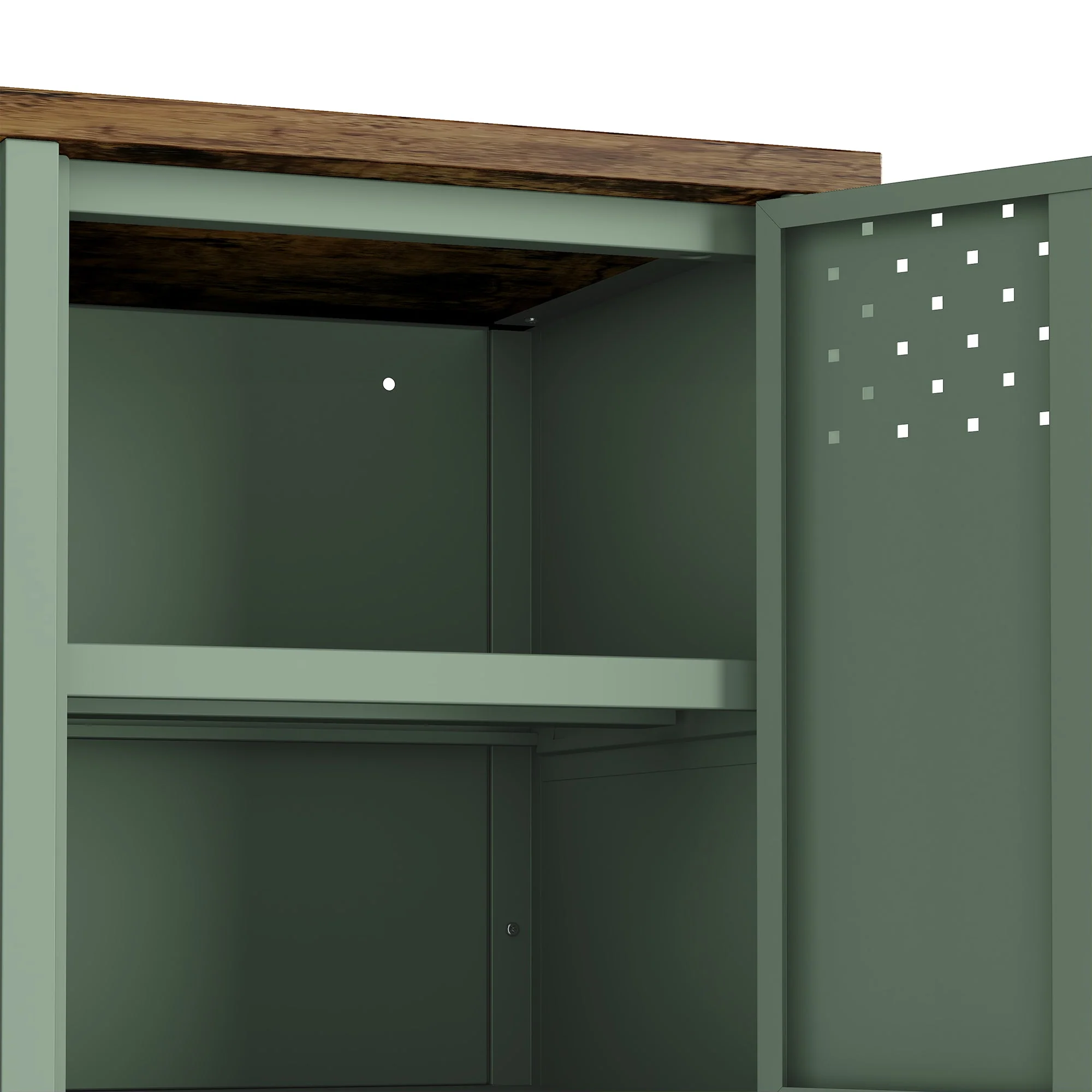 Landen 47" TV Stand in Green - Image 7