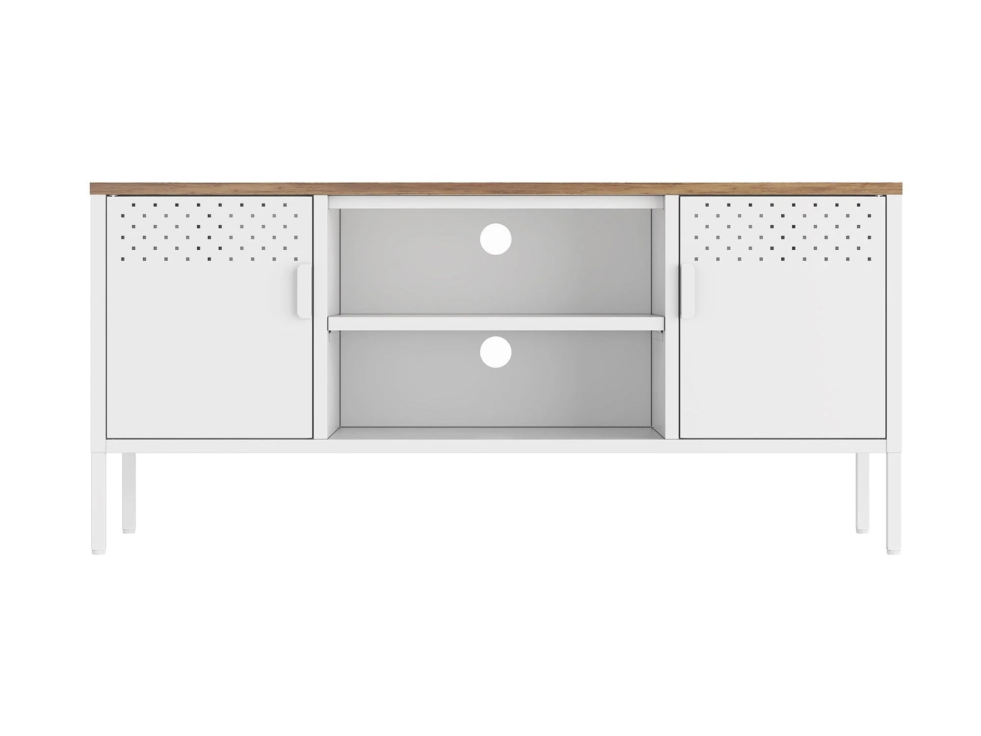 Landen 47" TV Stand in White