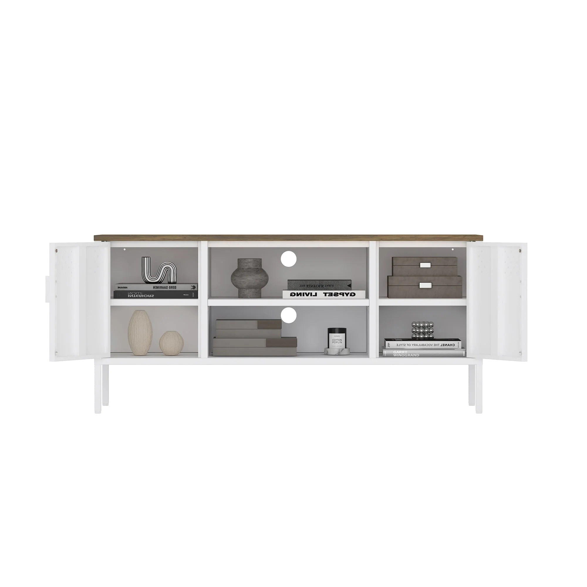 Landen 47" TV Stand in White - Image 13