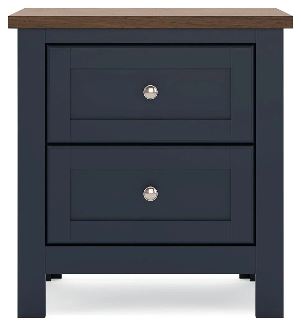 Landocken Brown/Blue Nightstand - Image 3