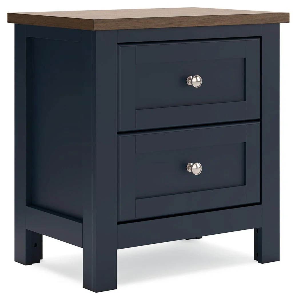 Landocken Brown/Blue Nightstand - Image 8