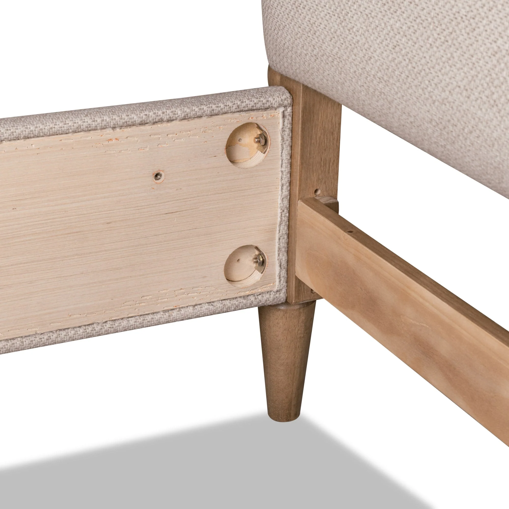 Langley Honey Wheat/Autumn Forest Upholstered King Bed - Image 9
