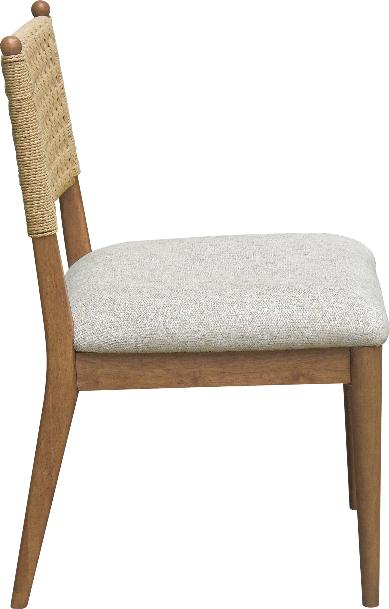 Langley Snow White/Cabin Glow Woven Back Chair (Set of 2) - Image 4