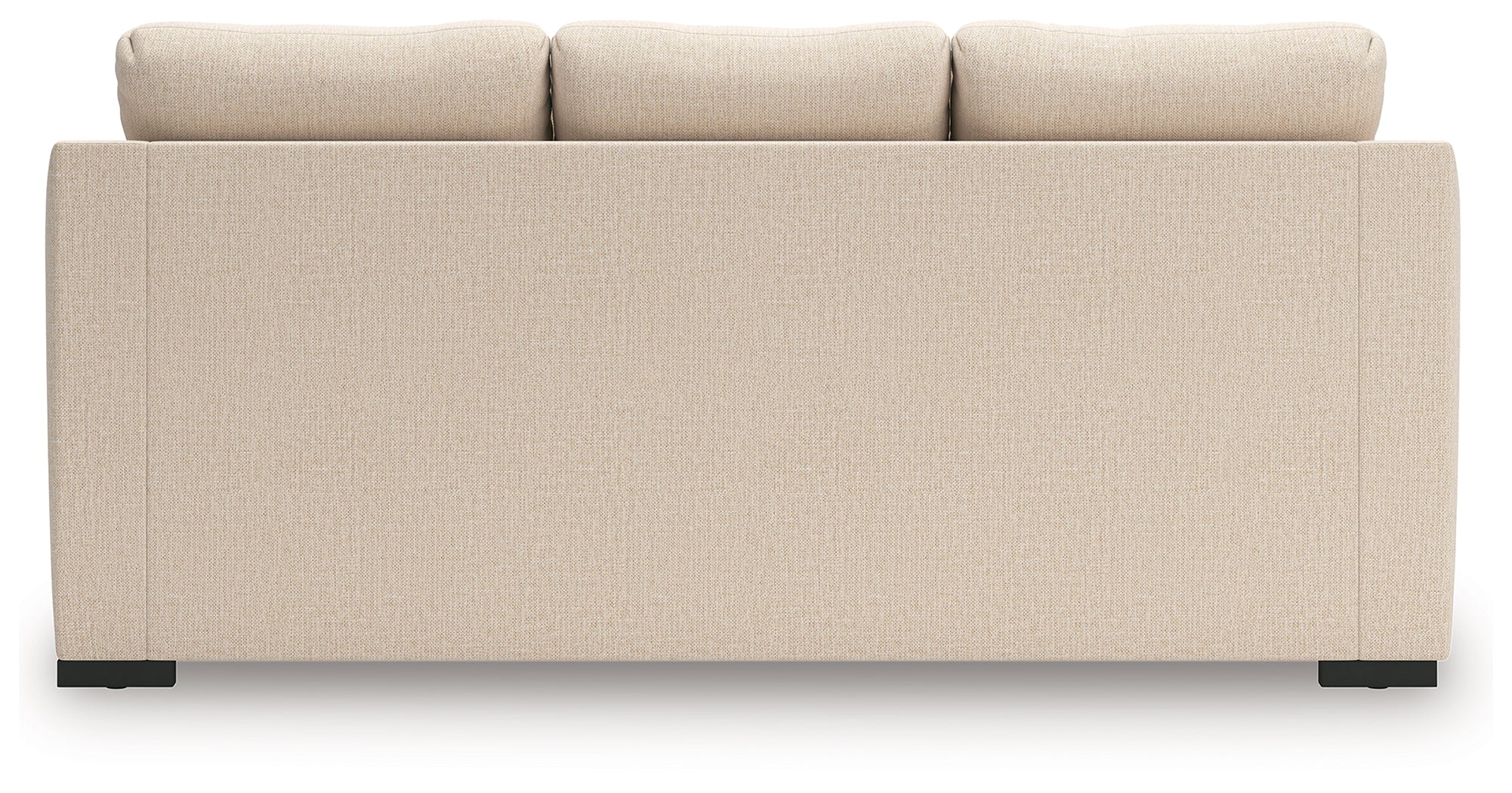 Lango Jute Queen Sofa RAF Chaise Sleeper - Image 5