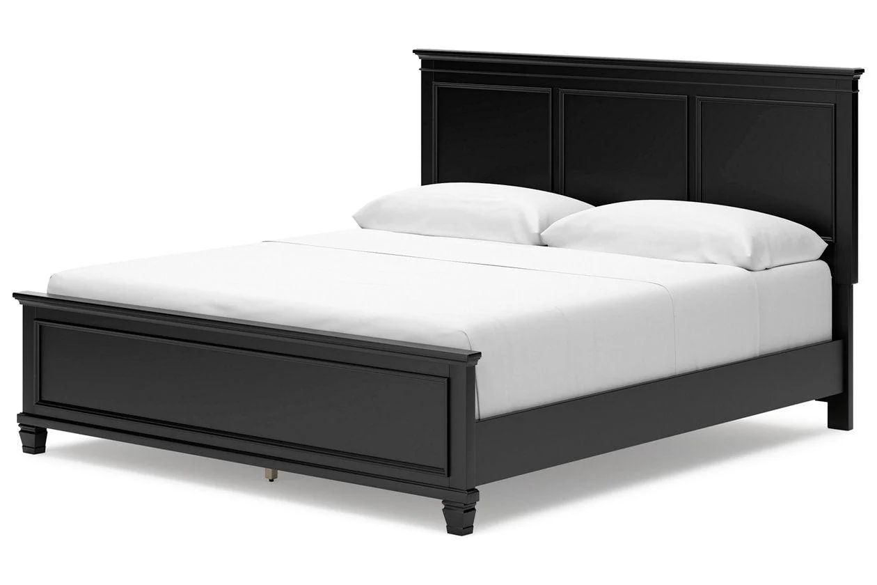 Lanolee Black California King Panel Bed - Image 3