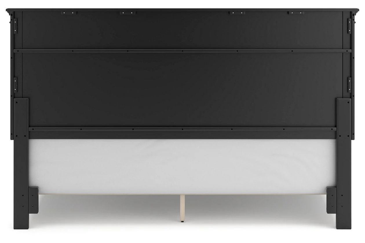 Lanolee Black California King Panel Bed - Image 4