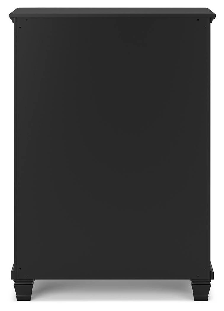 Lanolee Black Chest of Drawers - Image 3