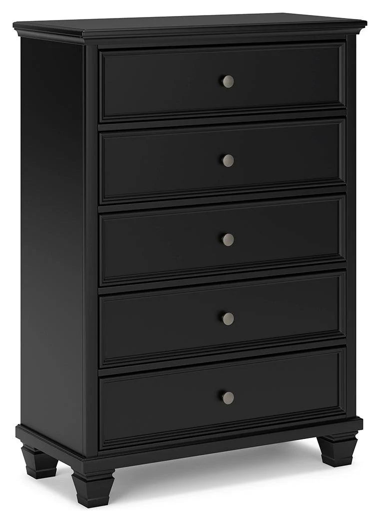 Lanolee Black Chest of Drawers - Image 8