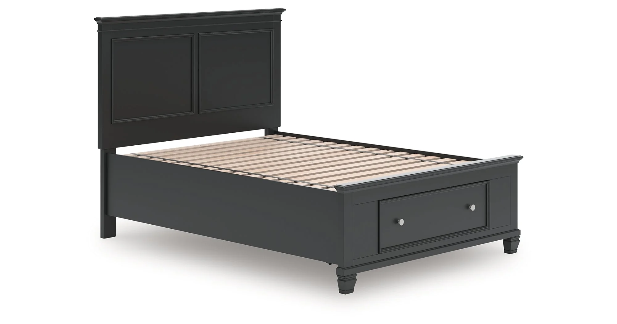 Lanolee Black Full Panel Storage Bed - Image 12