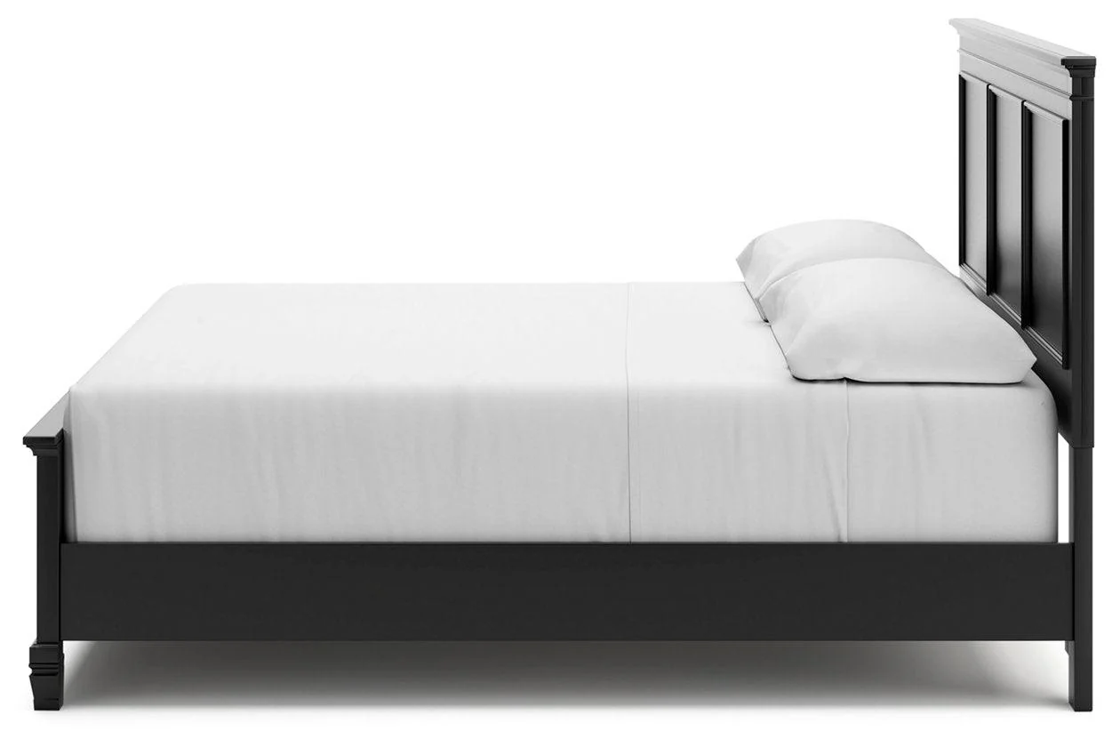 Lanolee Black King Panel Bed - Image 6