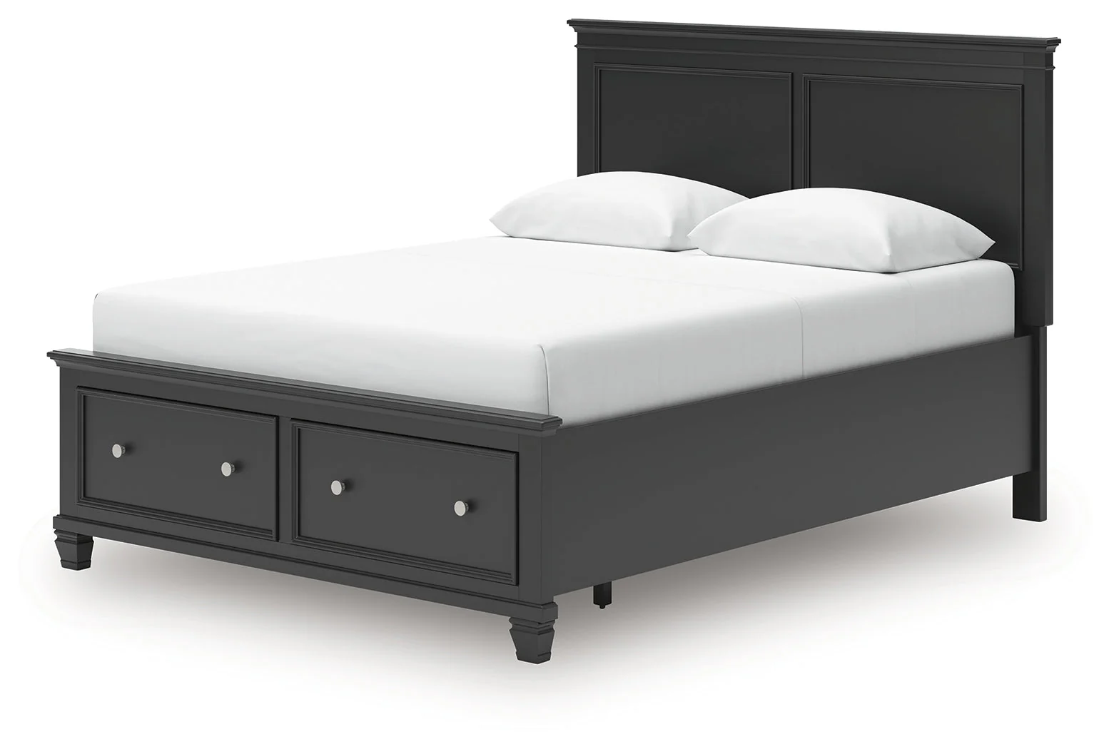 Lanolee Black Queen Panel Storage Bed - Image 2