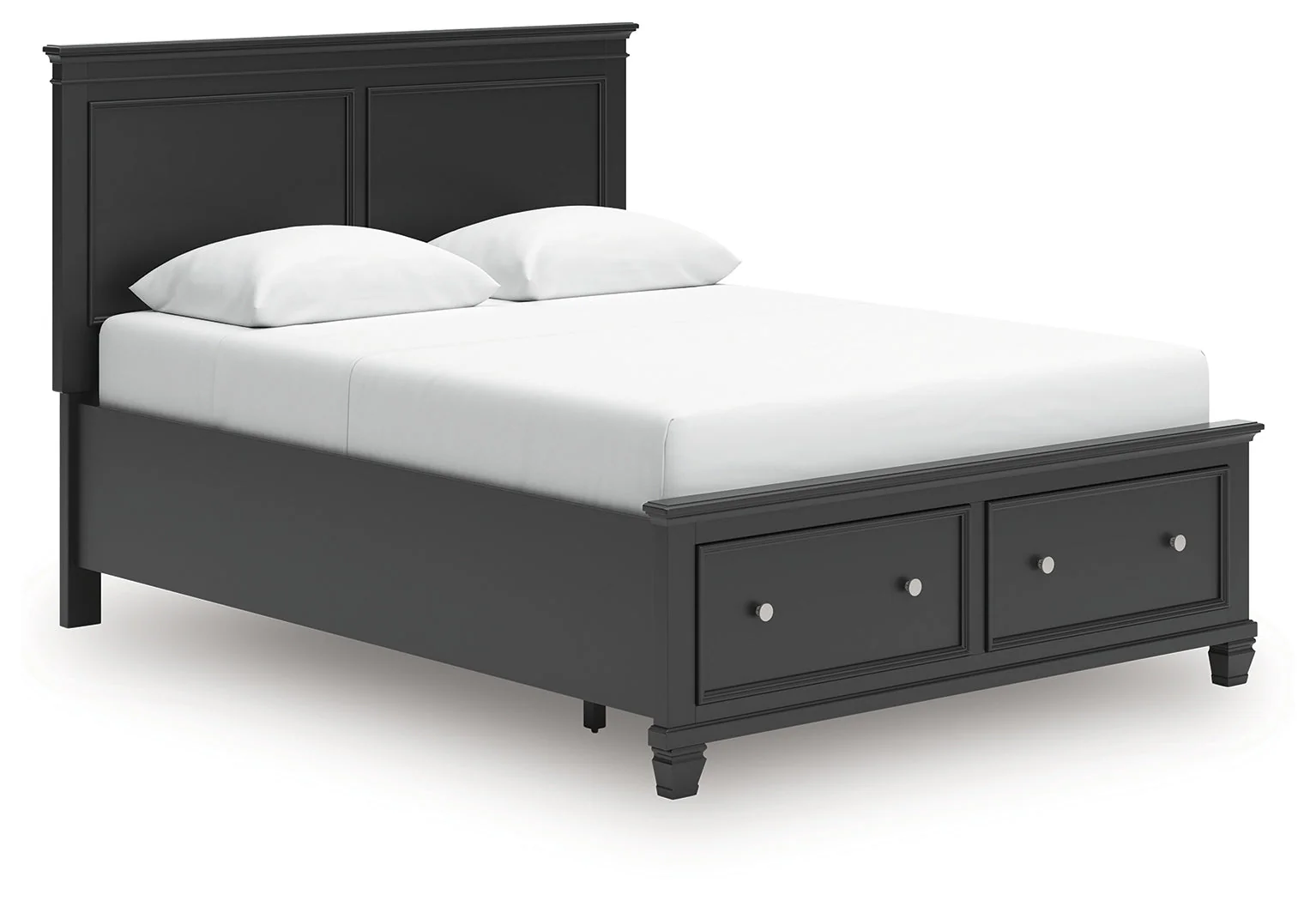 Lanolee Black Queen Panel Storage Bed - Image 3