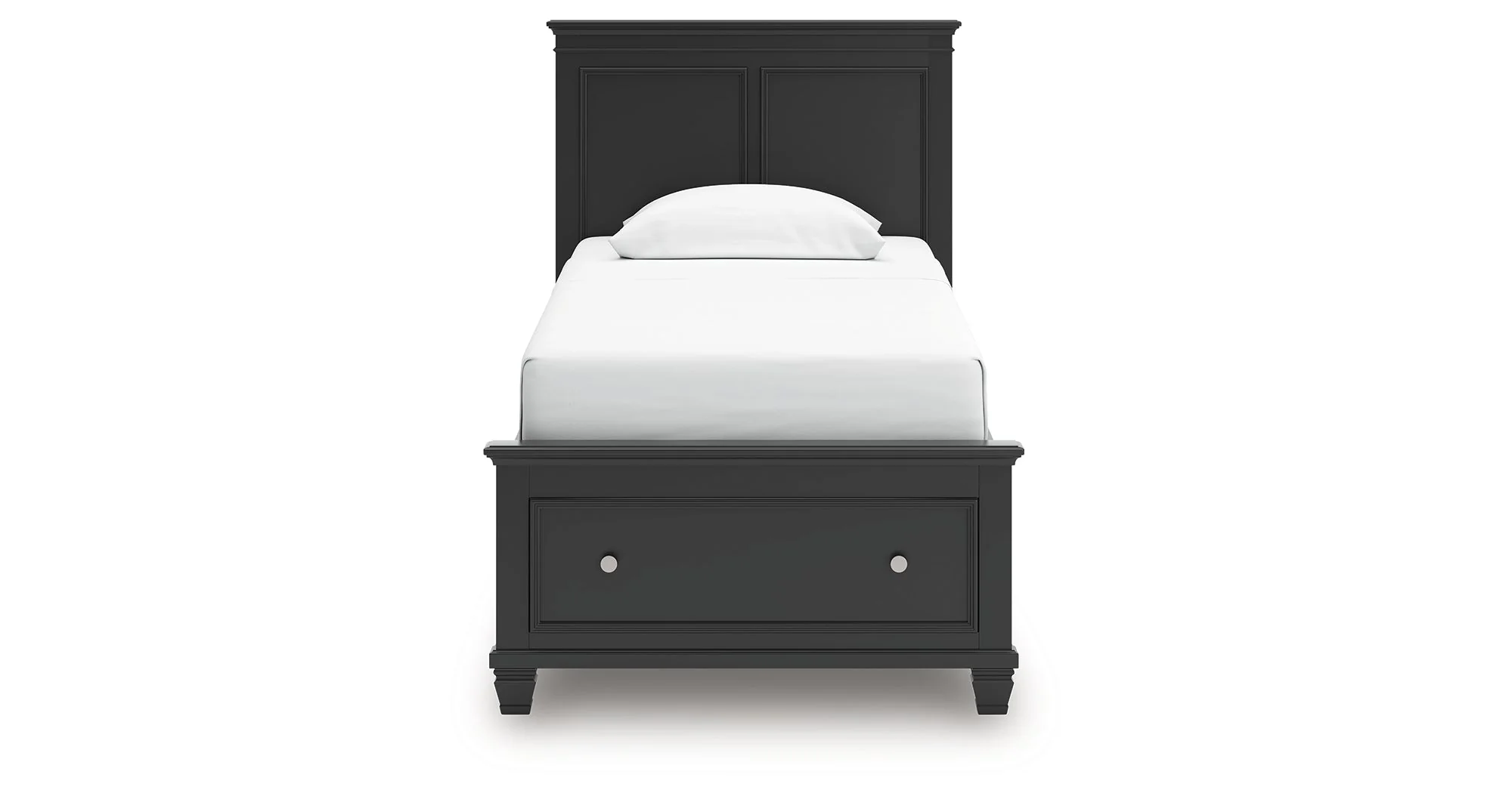 Lanolee Black Twin Panel Storage Bed - Image 12