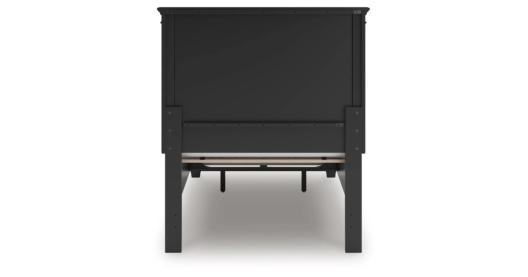 Lanolee Black Twin Panel Storage Bed - Image 15