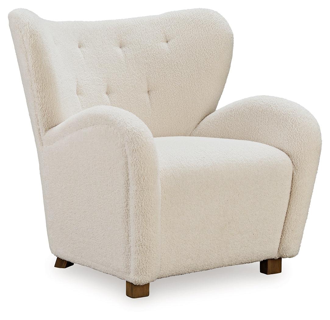 Larbell Ecru Accent Chair - Image 2