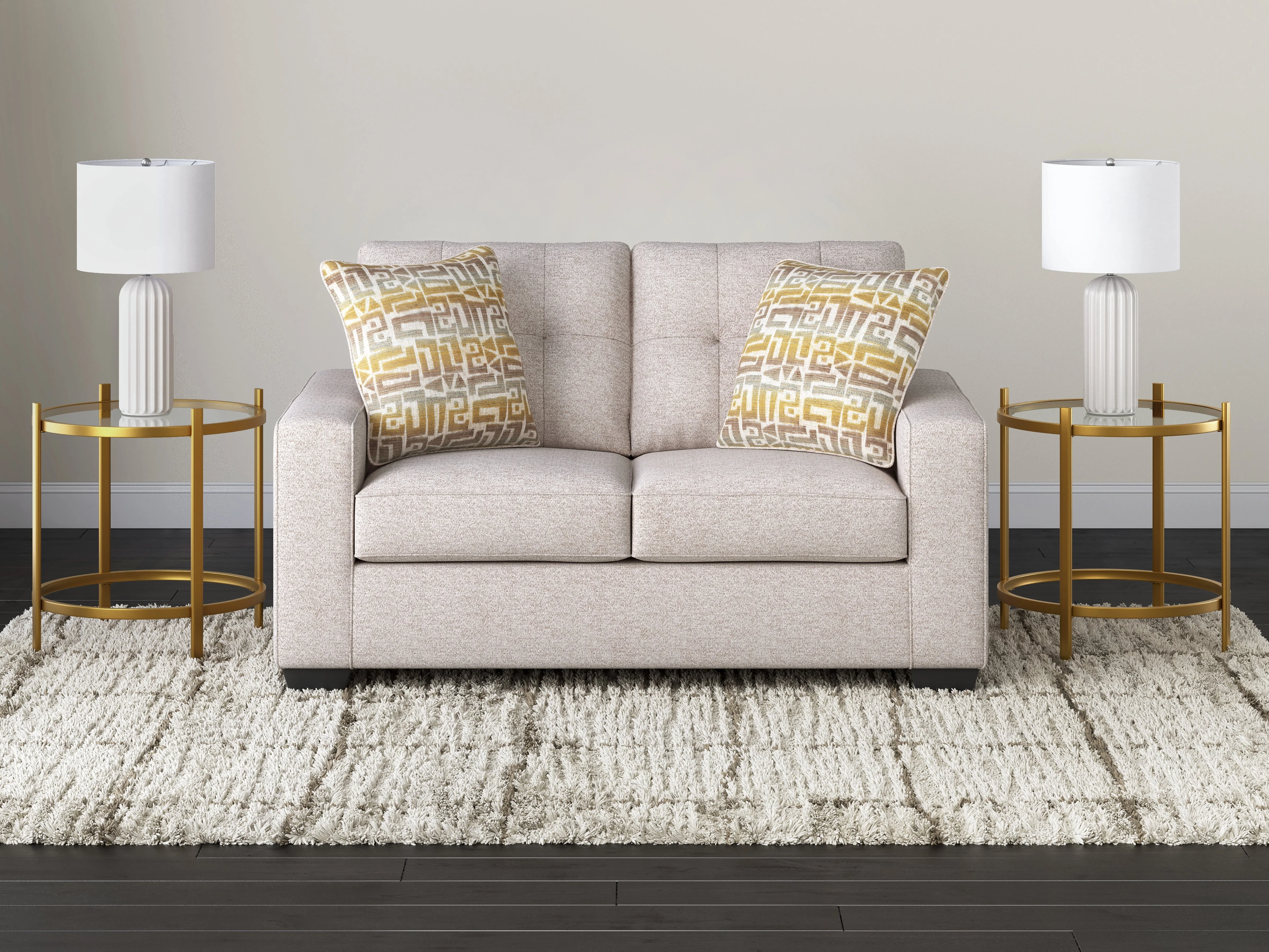 Larimer Stone Loveseat