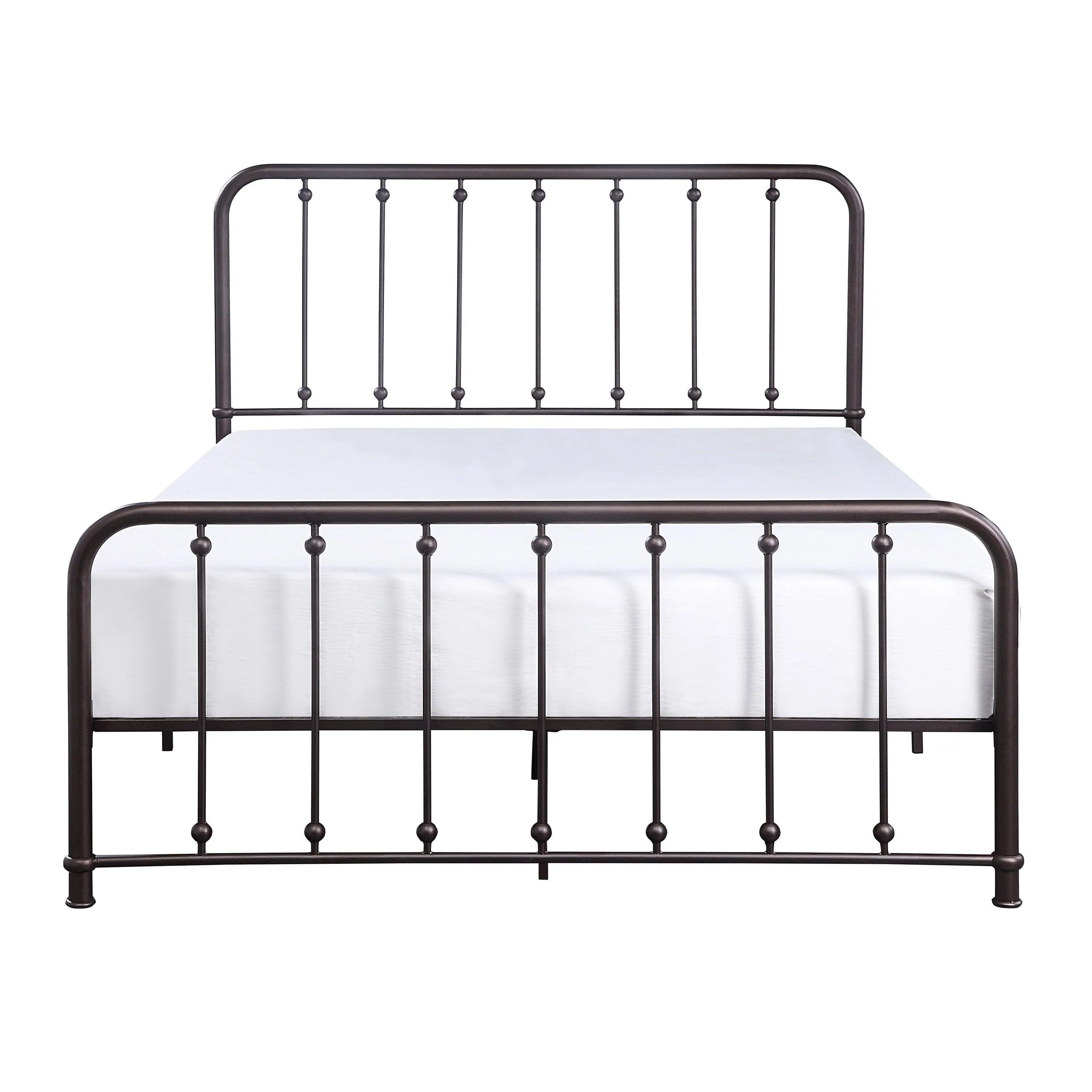 Larkspur Antique Bronze King Metal Platform Bed - Image 2